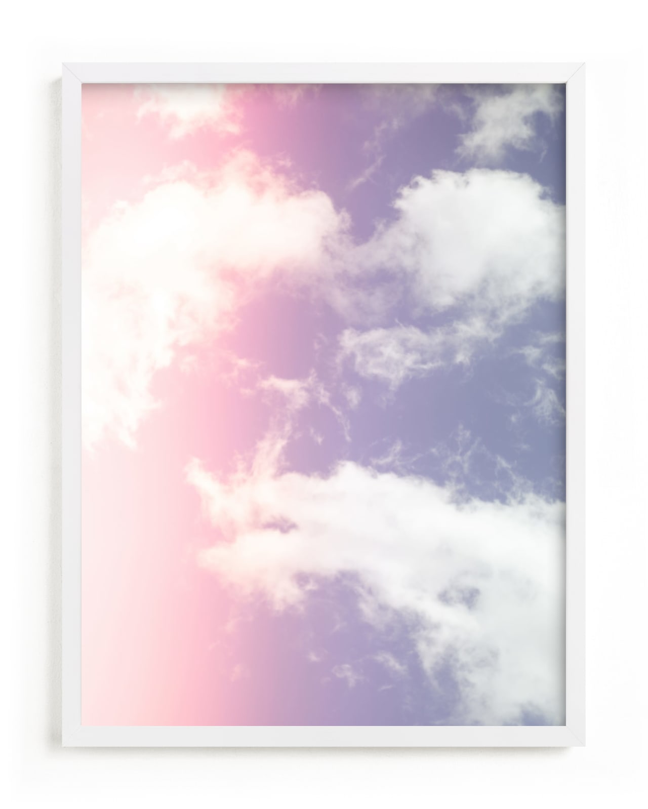 "Cotton Candy Clouds" - Limited Edition Art Print by Erin Beutel in beautiful frame options and a variety of sizes.