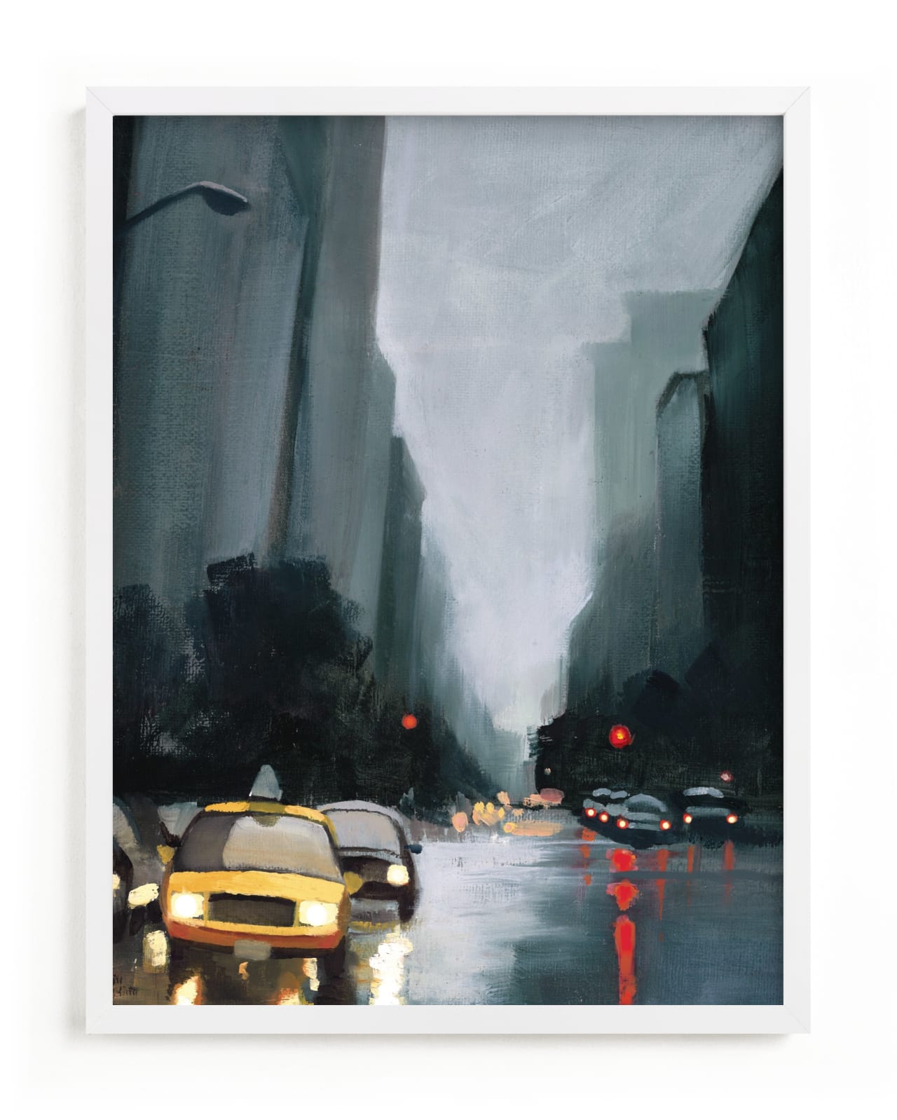 "taxi, taxi!" - Limited Edition Art Print by Rachel Nelson in beautiful frame options and a variety of sizes.