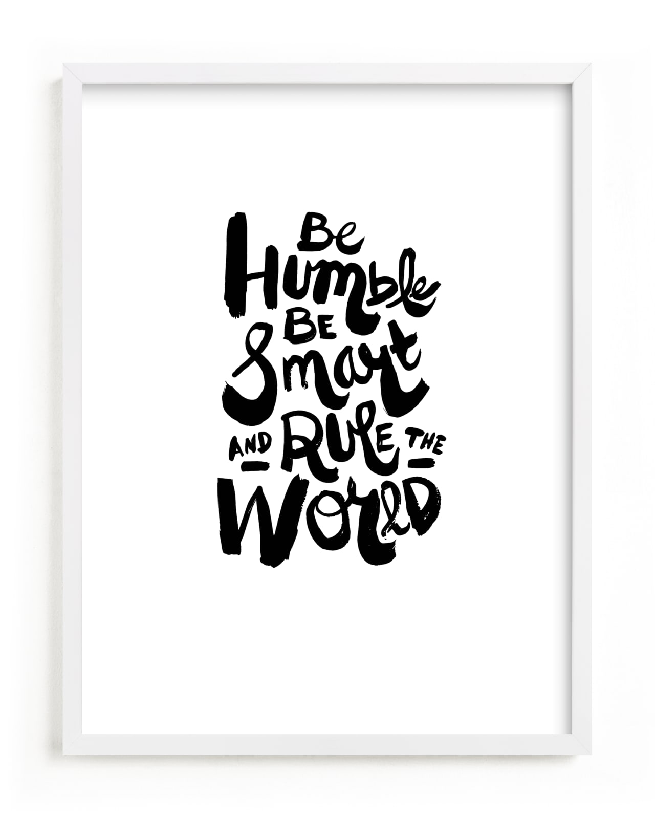 "Humble World" - Limited Edition Art Print by Heather Francisco in beautiful frame options and a variety of sizes.