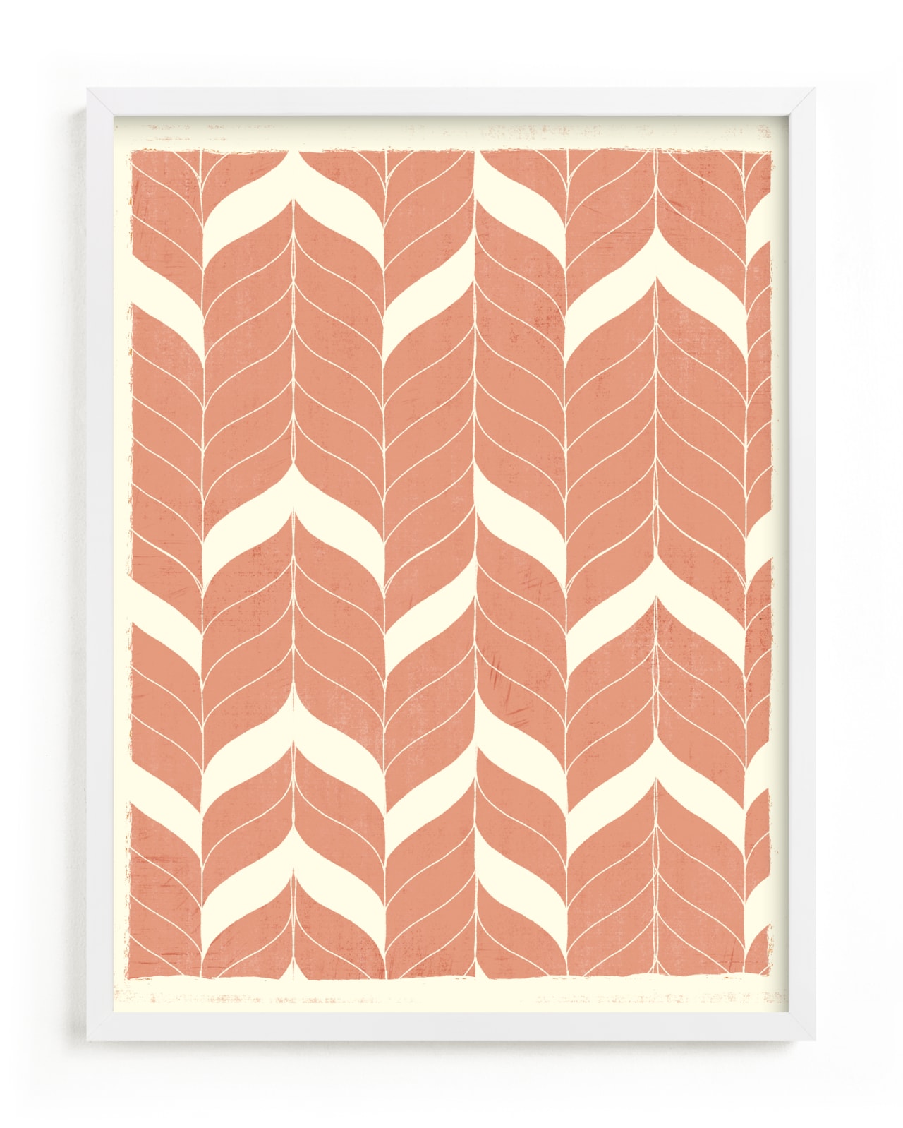 "Chevron Flow" - Limited Edition Art Print by Angel Walker in beautiful frame options and a variety of sizes.