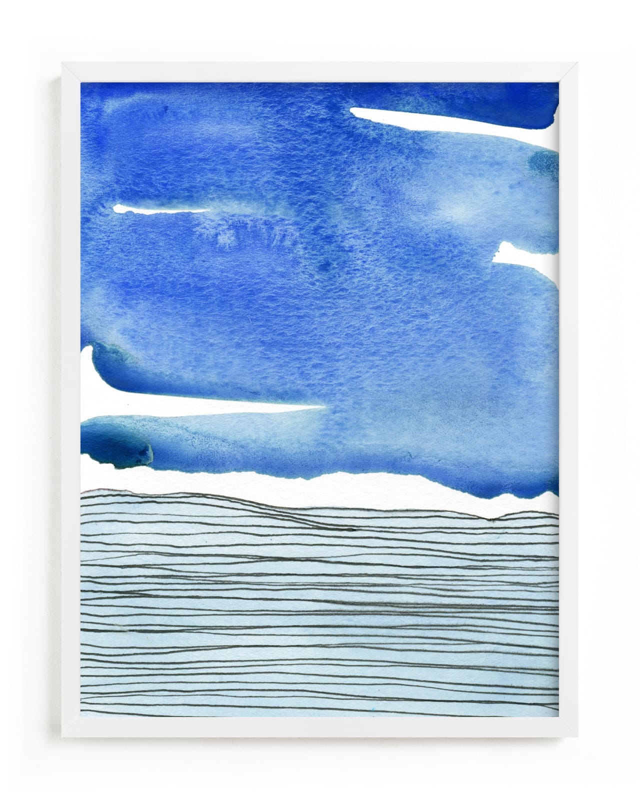 "Out To Sea I" - Limited Edition Art Print by Chelsey Scott in beautiful frame options and a variety of sizes.