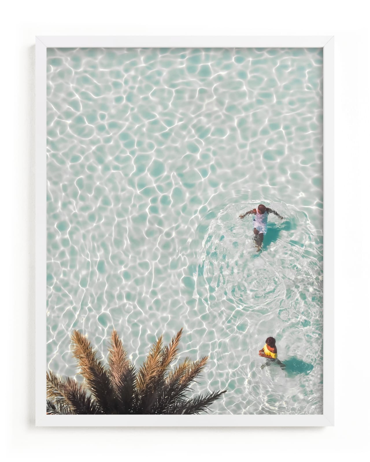 "Pool Party for Two" - Limited Edition Art Print by KIMBERLY SMITH in beautiful frame options and a variety of sizes.