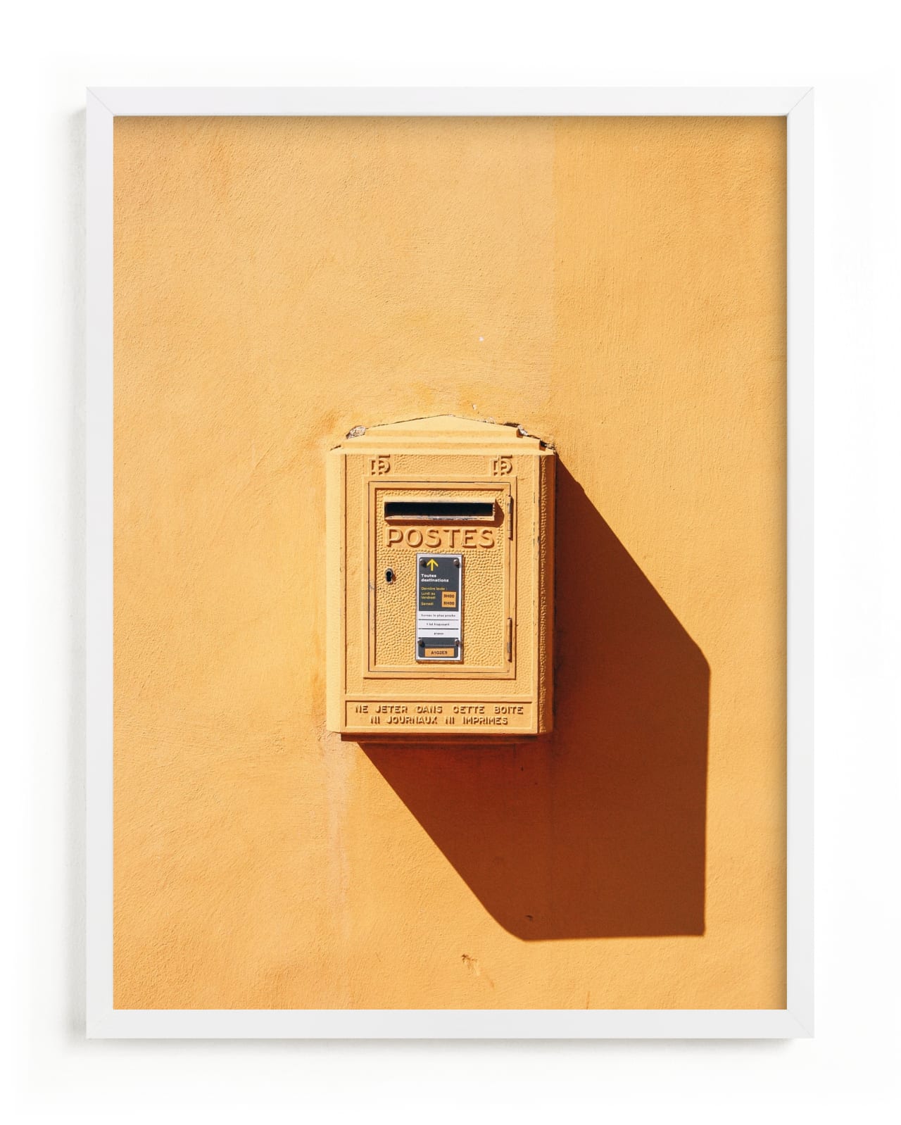 "La Poste" - Limited Edition Art Print by lulu and isabelle in beautiful frame options and a variety of sizes.