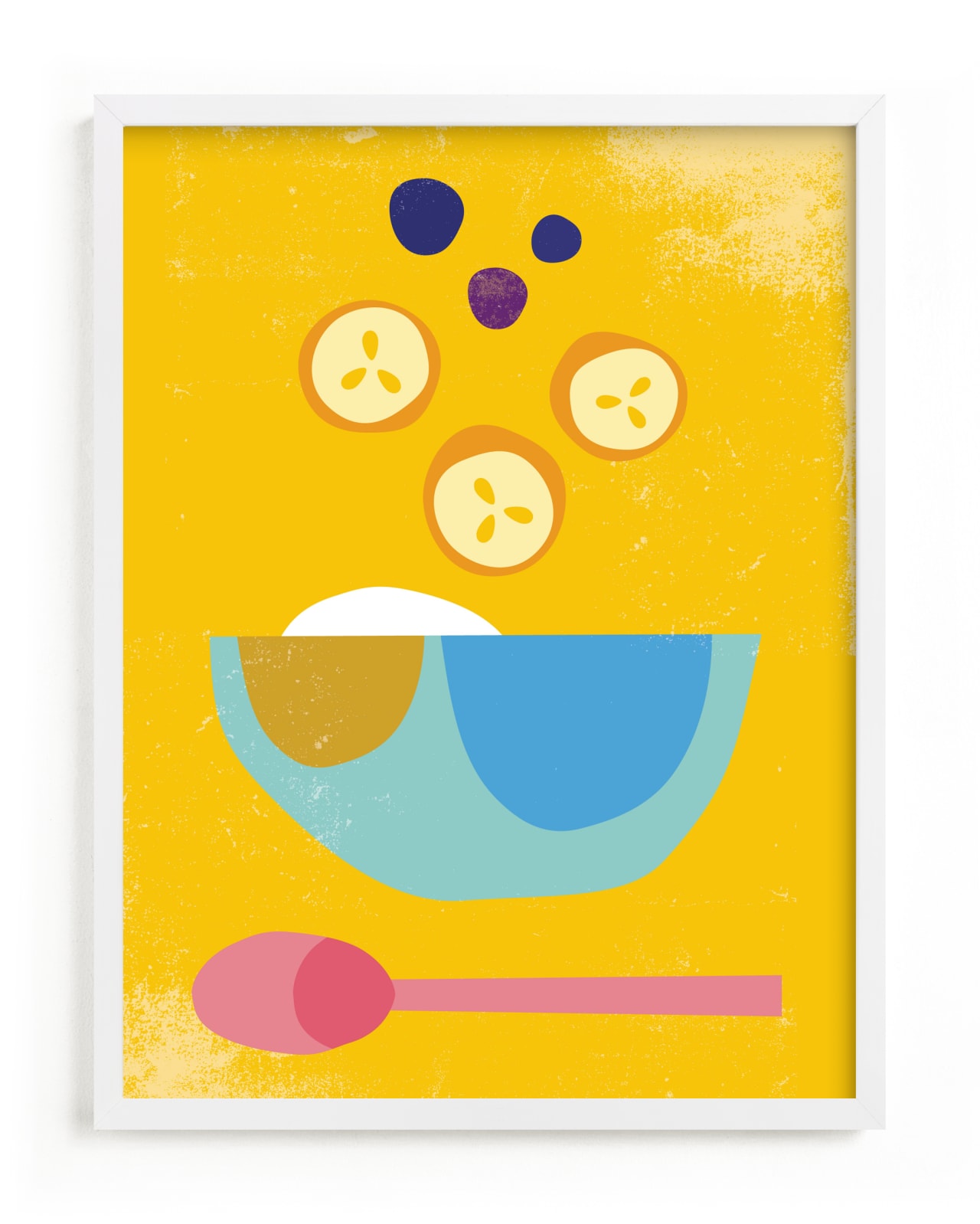"Breakfast Bowl" - Limited Edition Art Print by sue prue in beautiful frame options and a variety of sizes.