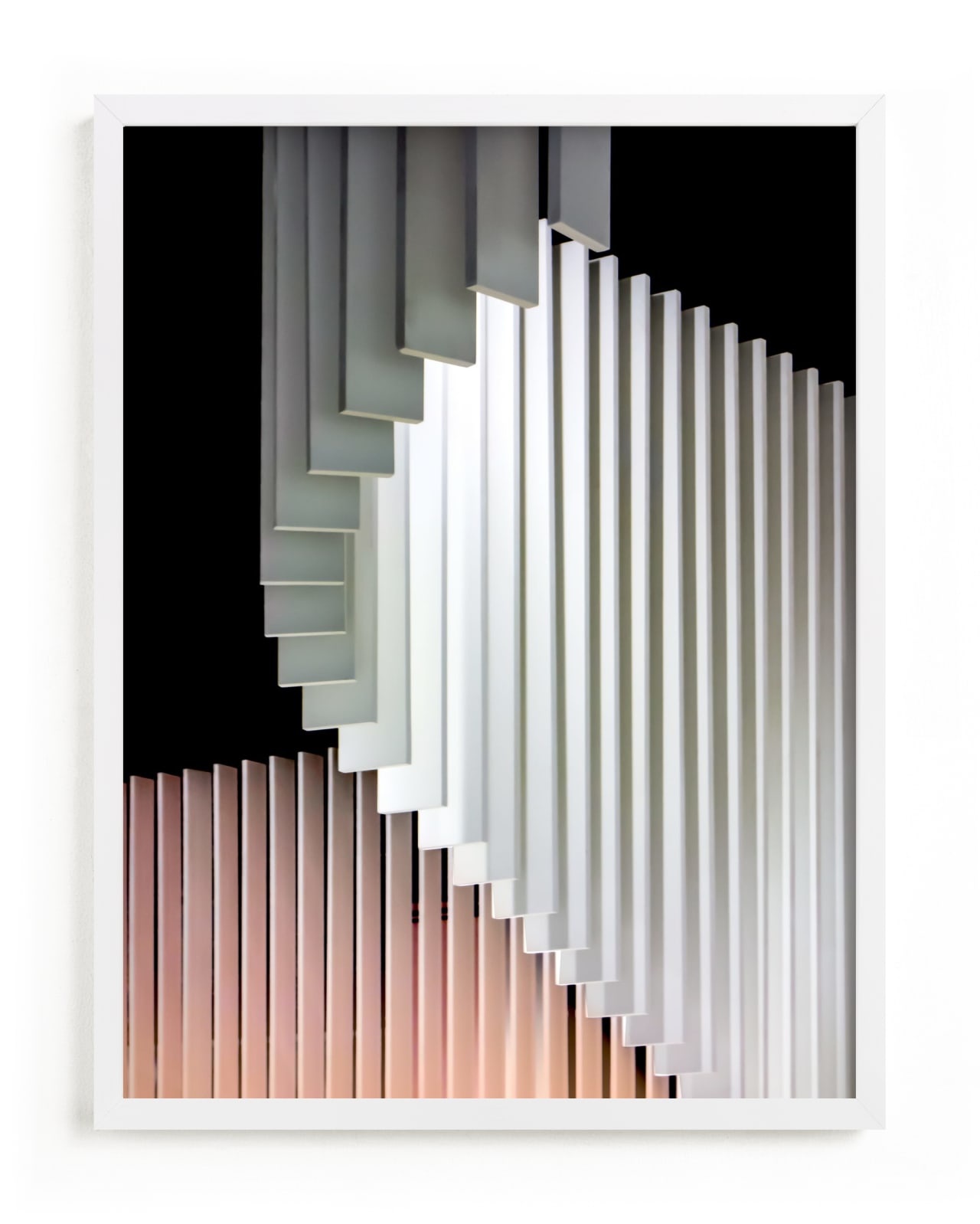 "Stacked Curvature " - Limited Edition Art Print by Lisa Sundin in beautiful frame options and a variety of sizes.