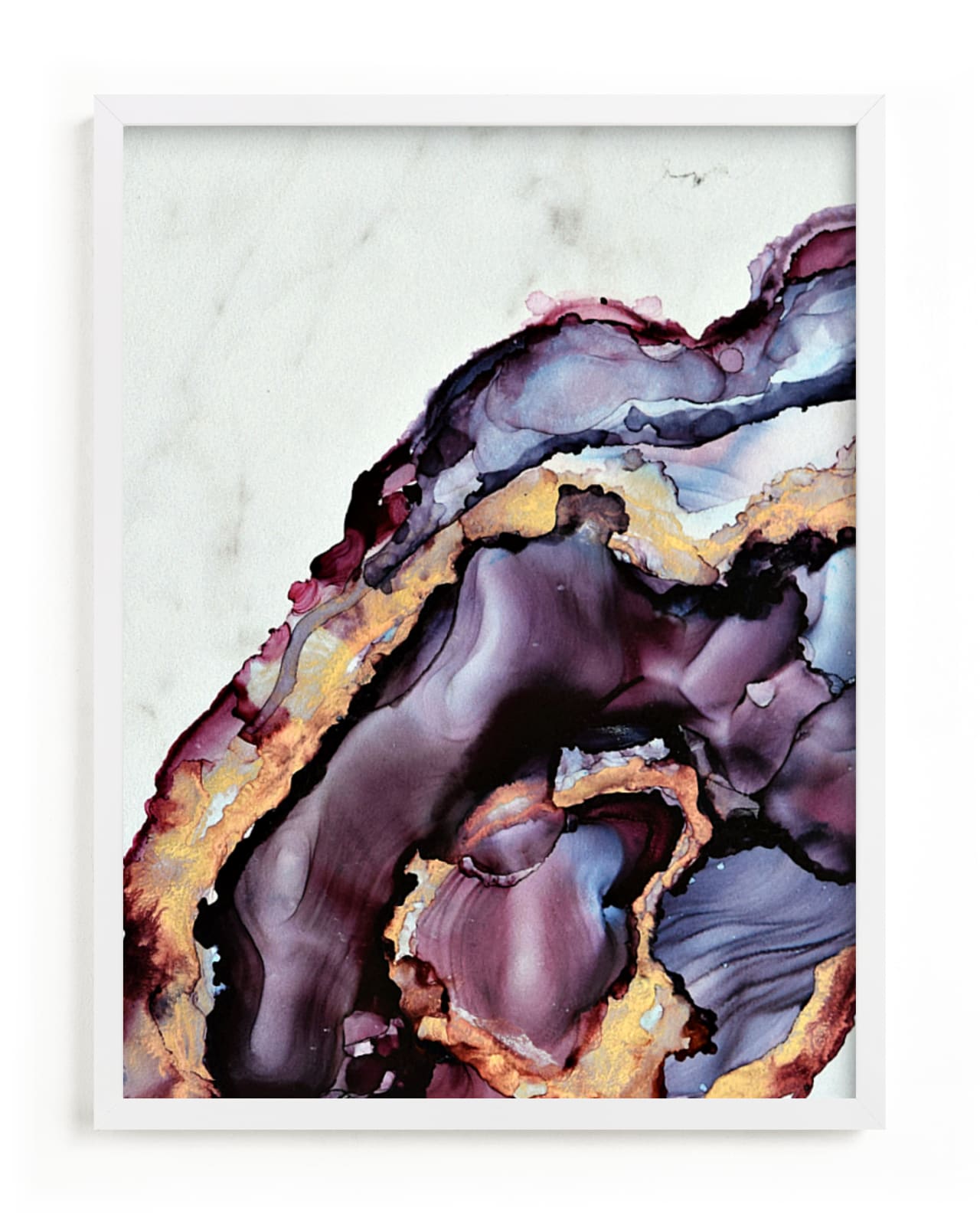 "Geode Royale" - Limited Edition Art Print by Marla Beyer in beautiful frame options and a variety of sizes.