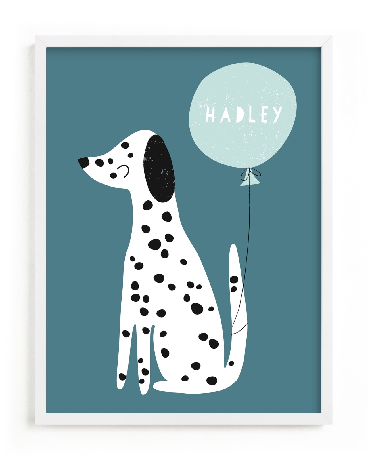 "Dalmatian" - Children's Custom Art Print by Angela Thompson in beautiful frame options and a variety of sizes.