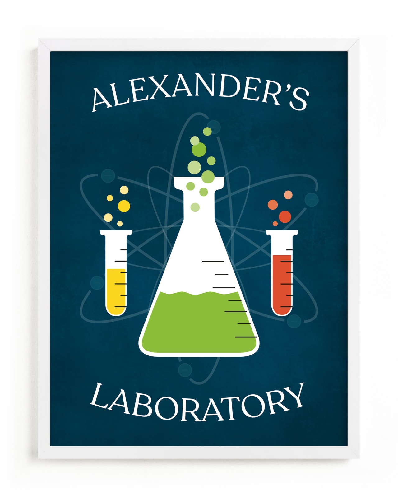 "Laboratory" - Custom Open Edition Children's Art Print by Heather Schertzer in beautiful frame options and a variety of sizes.