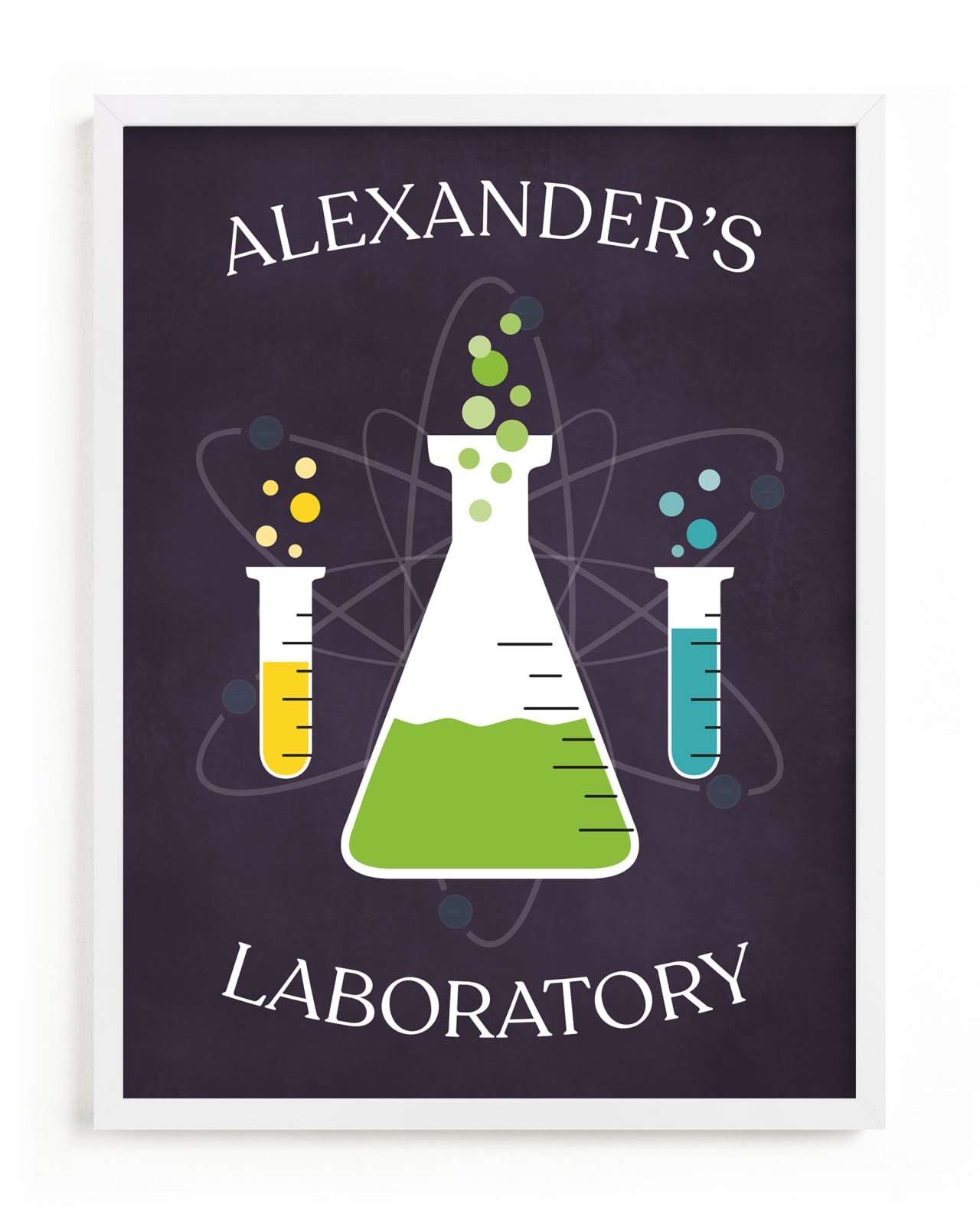 "Laboratory" - Children's Custom Art Print by Heather Schertzer in beautiful frame options and a variety of sizes.