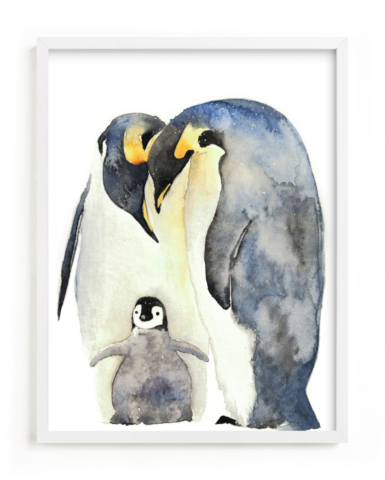 "For the Love of Penguins" - Limited Edition Art Print by Amy Ngo in beautiful frame options and a variety of sizes.