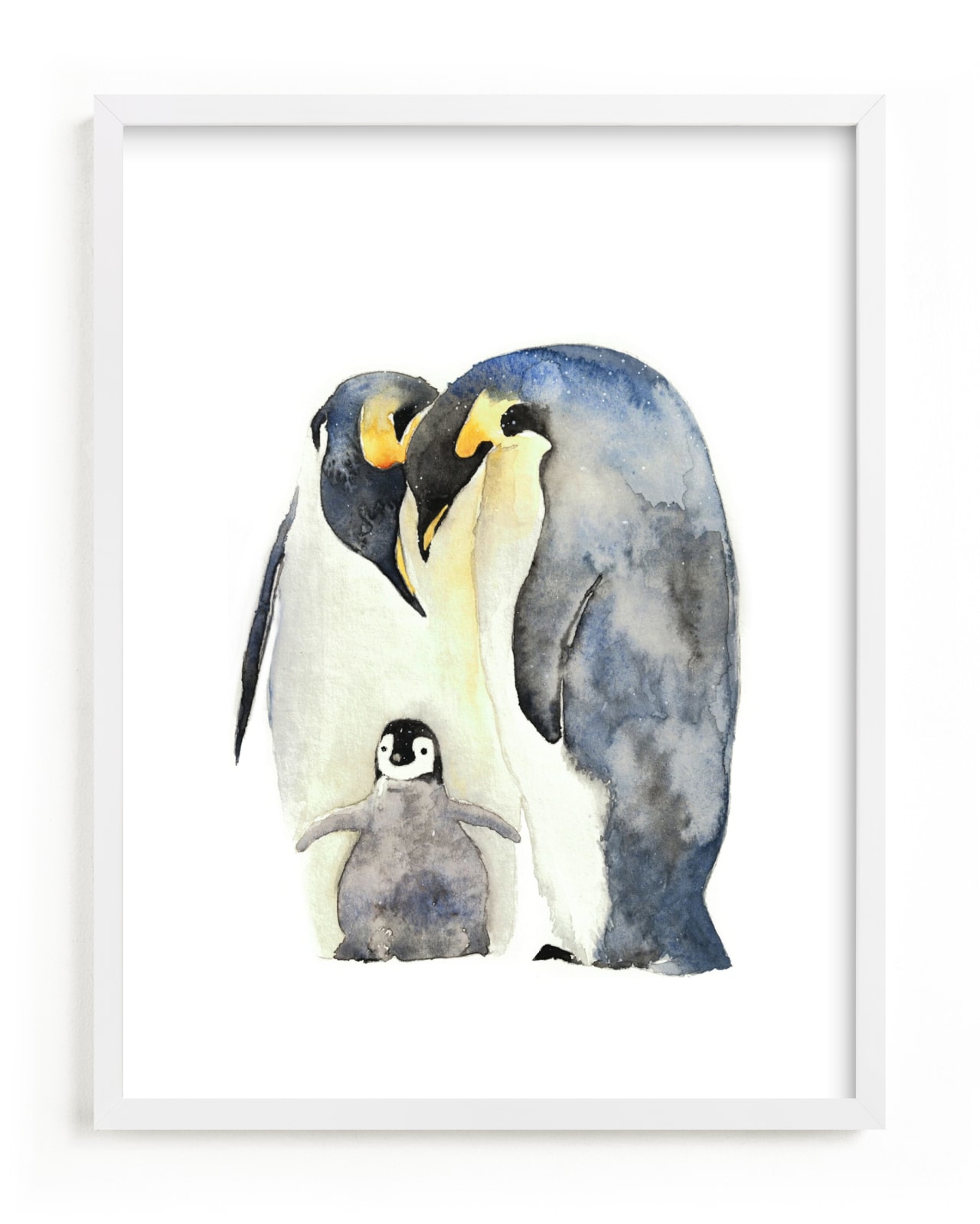 "For the Love of Penguins" - Limited Edition Art Print by Amy Ngo in beautiful frame options and a variety of sizes.