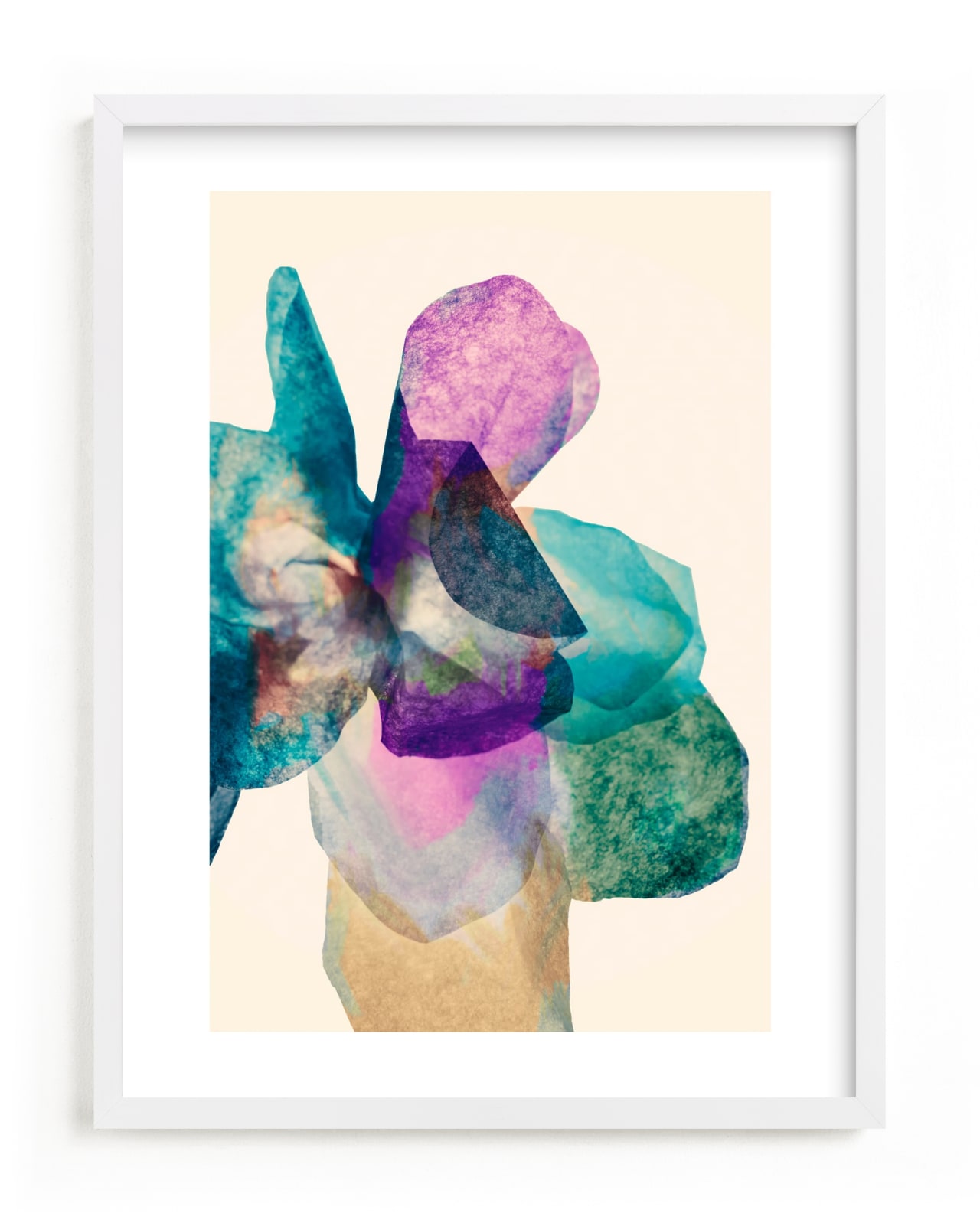"Fleur de Papier" - Limited Edition Art Print by Karen Kardatzke in beautiful frame options and a variety of sizes.