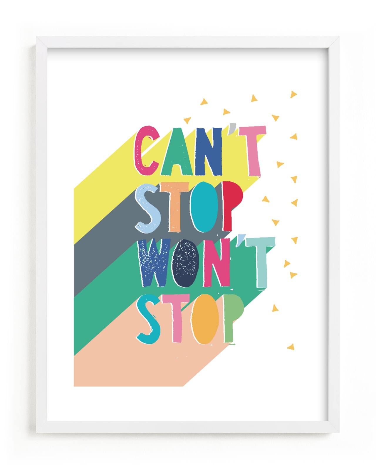 "Can't Stop" - Limited Edition Art Print by Katy Clemmans in beautiful frame options and a variety of sizes.
