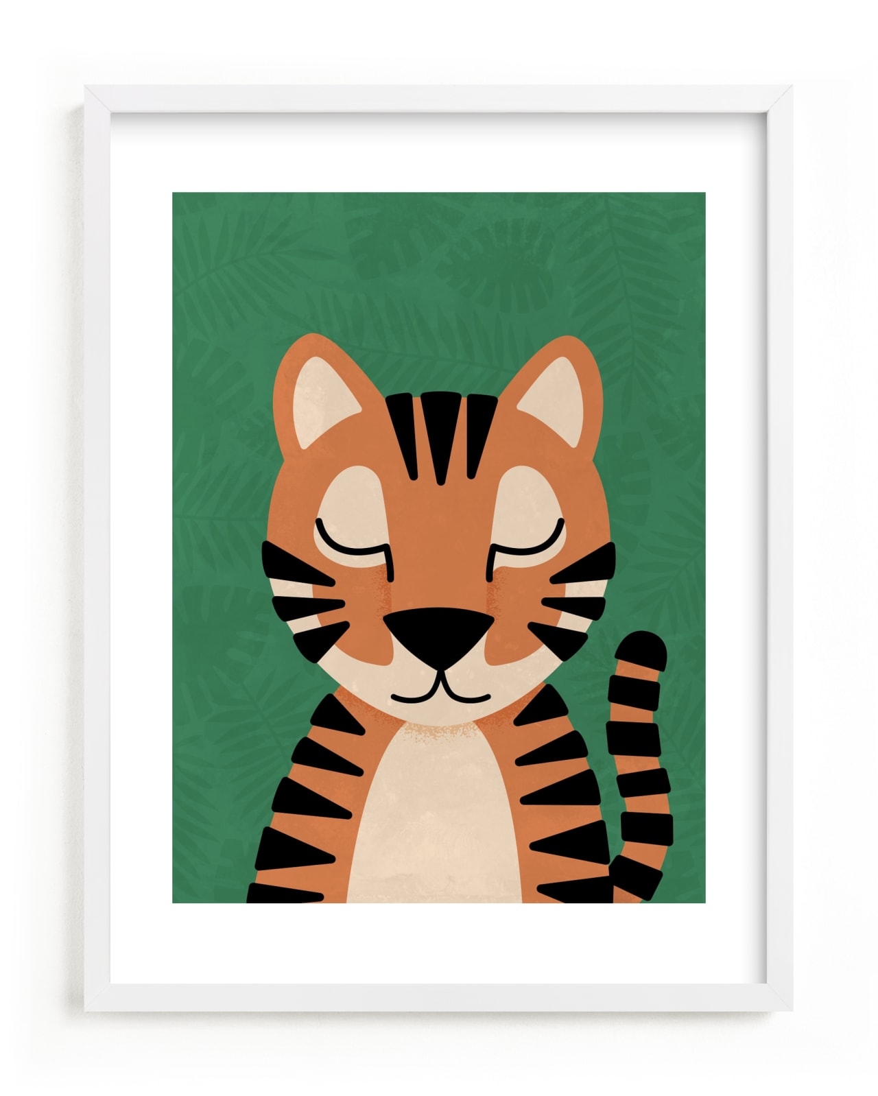 "Jungle Tiger" - Limited Edition Art Print by 2birdstone in beautiful frame options and a variety of sizes.