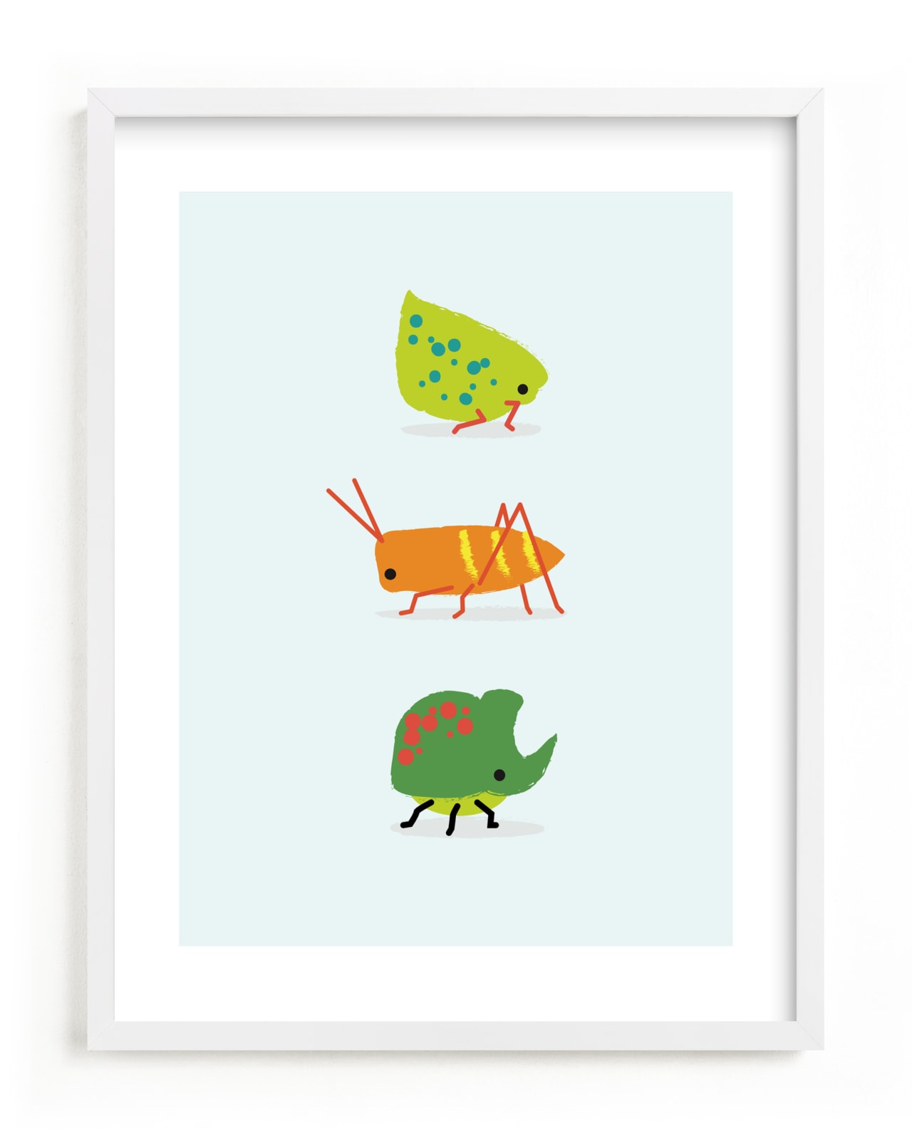 "Bugs" - Limited Edition Art Print by Itsy Belle Studio in beautiful frame options and a variety of sizes.