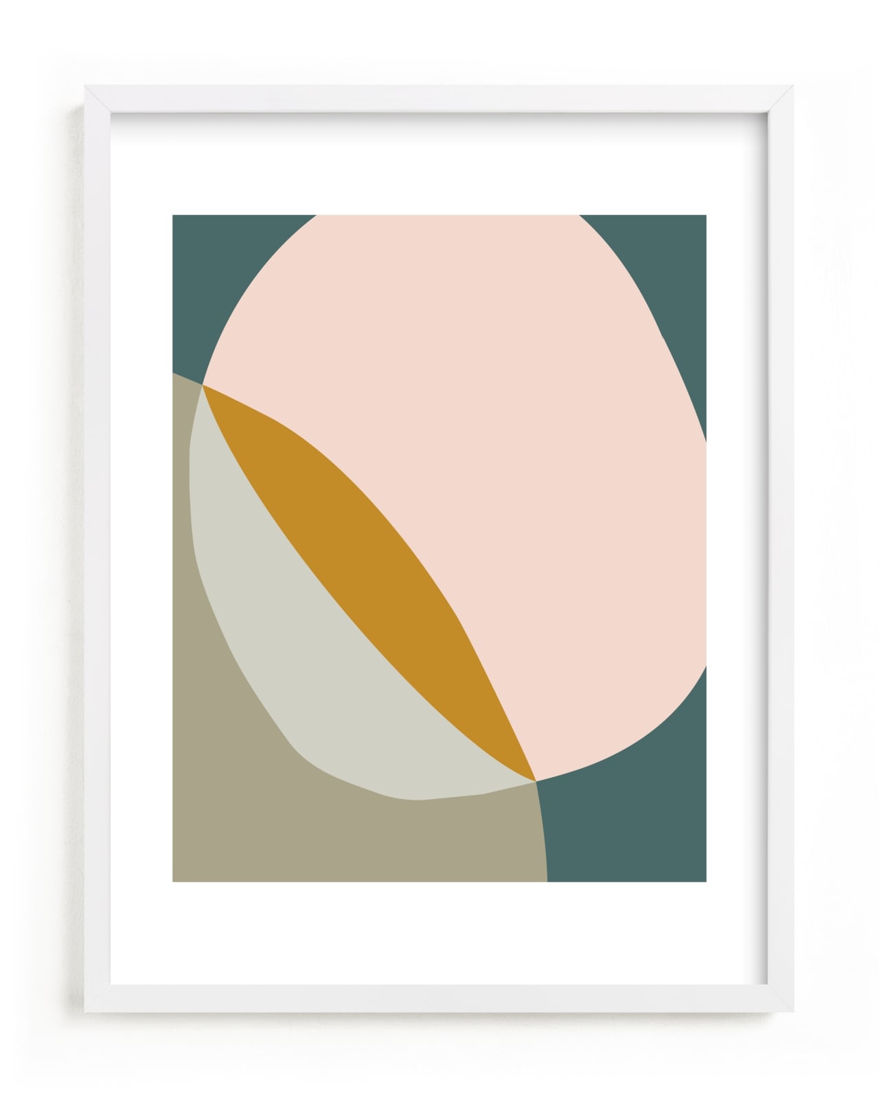 "Abstract Overlap" - Limited Edition Art Print by Beth Vassalo in beautiful frame options and a variety of sizes.