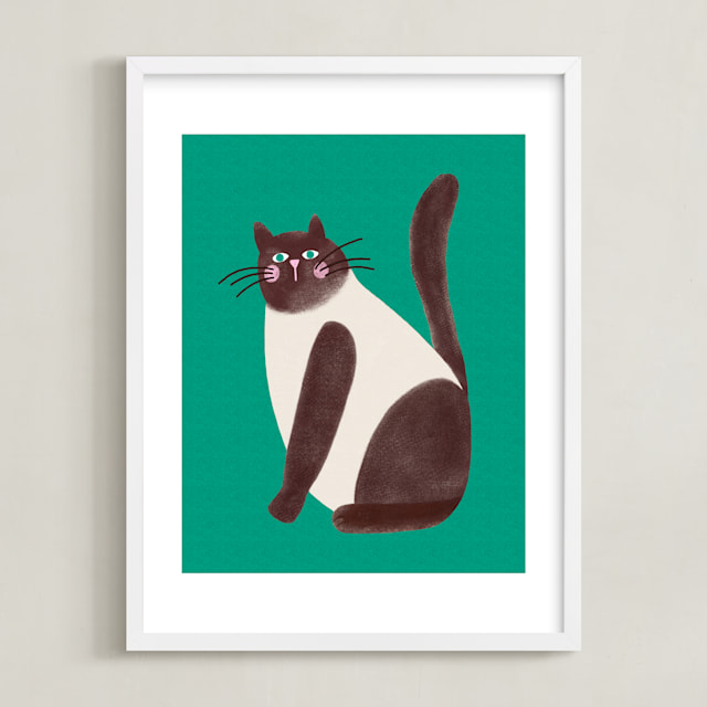 "Seal Point" - Limited Edition Art Print by Summer Winkelman in beautiful frame options and a variety of sizes.