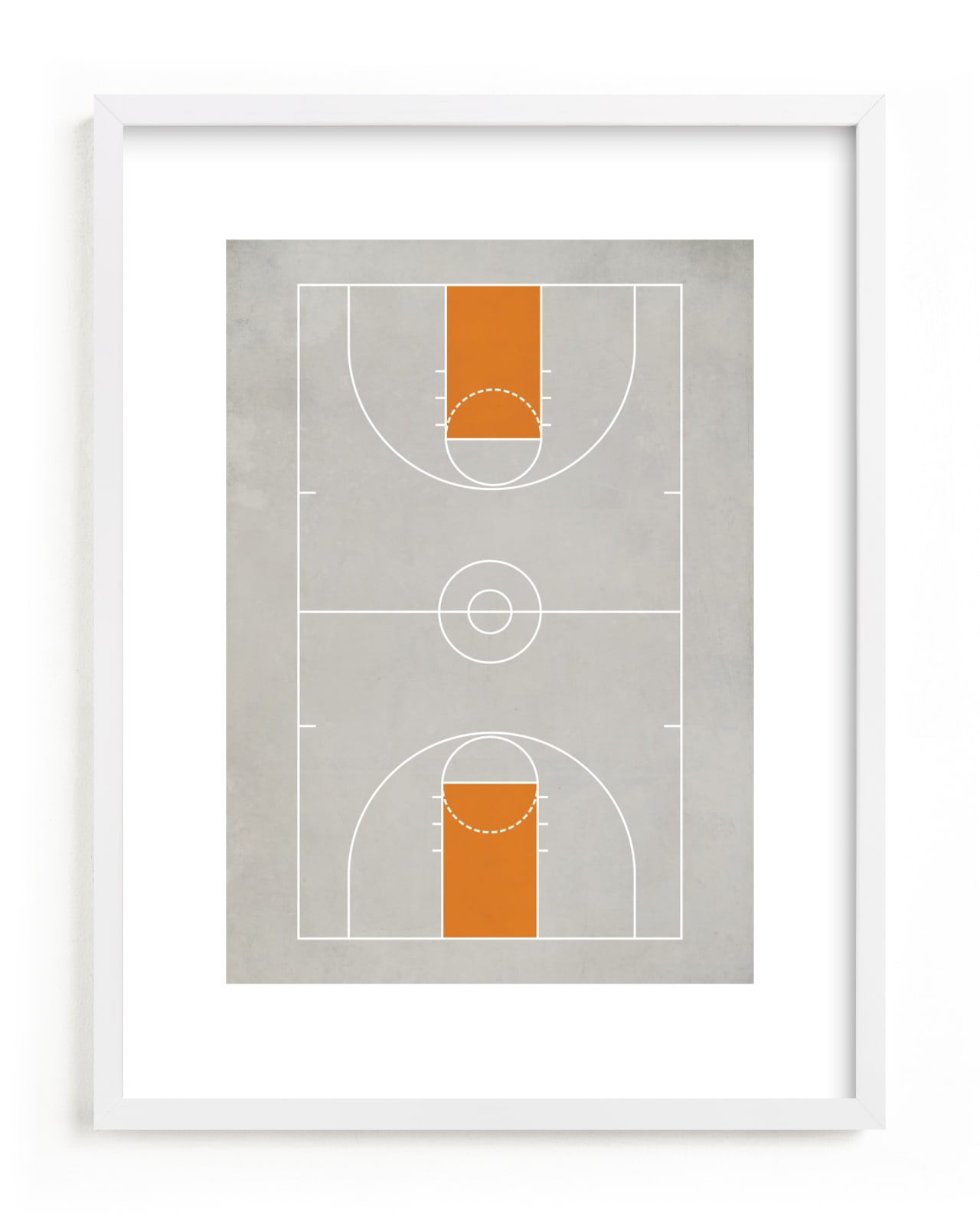 "Full Court" - Limited Edition Art Print by Jennifer Morehead in beautiful frame options and a variety of sizes.