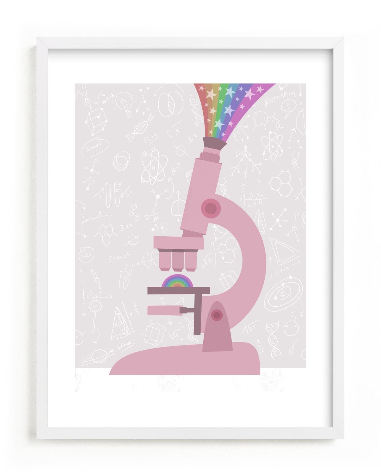 "My Microscope" - Limited Edition Art Print by Naava Katz in beautiful frame options and a variety of sizes.