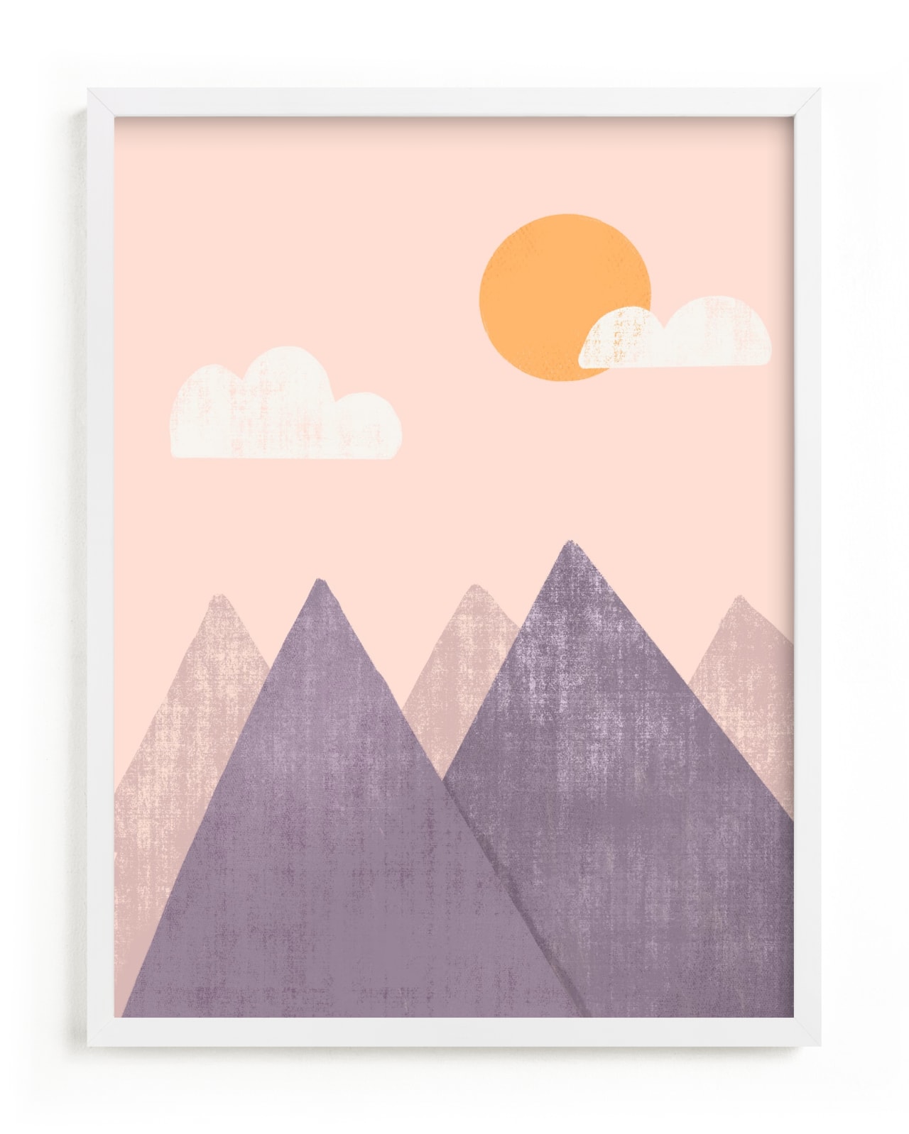 "The Mountains are Calling in the Morning" - Limited Edition Art Print by Meghan Hageman in beautiful frame options and a variety of sizes.