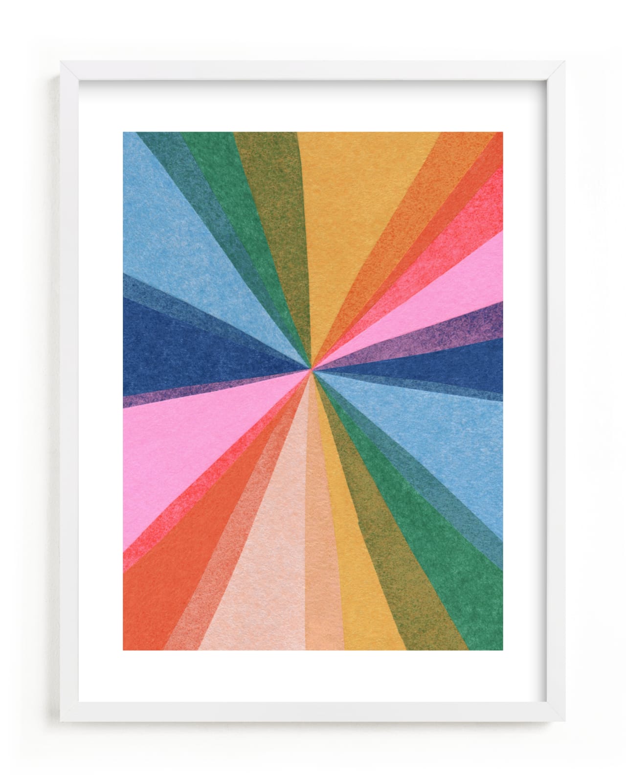 "paper kaleidoscope" - Limited Edition Art Print by Carrie Moradi in beautiful frame options and a variety of sizes.