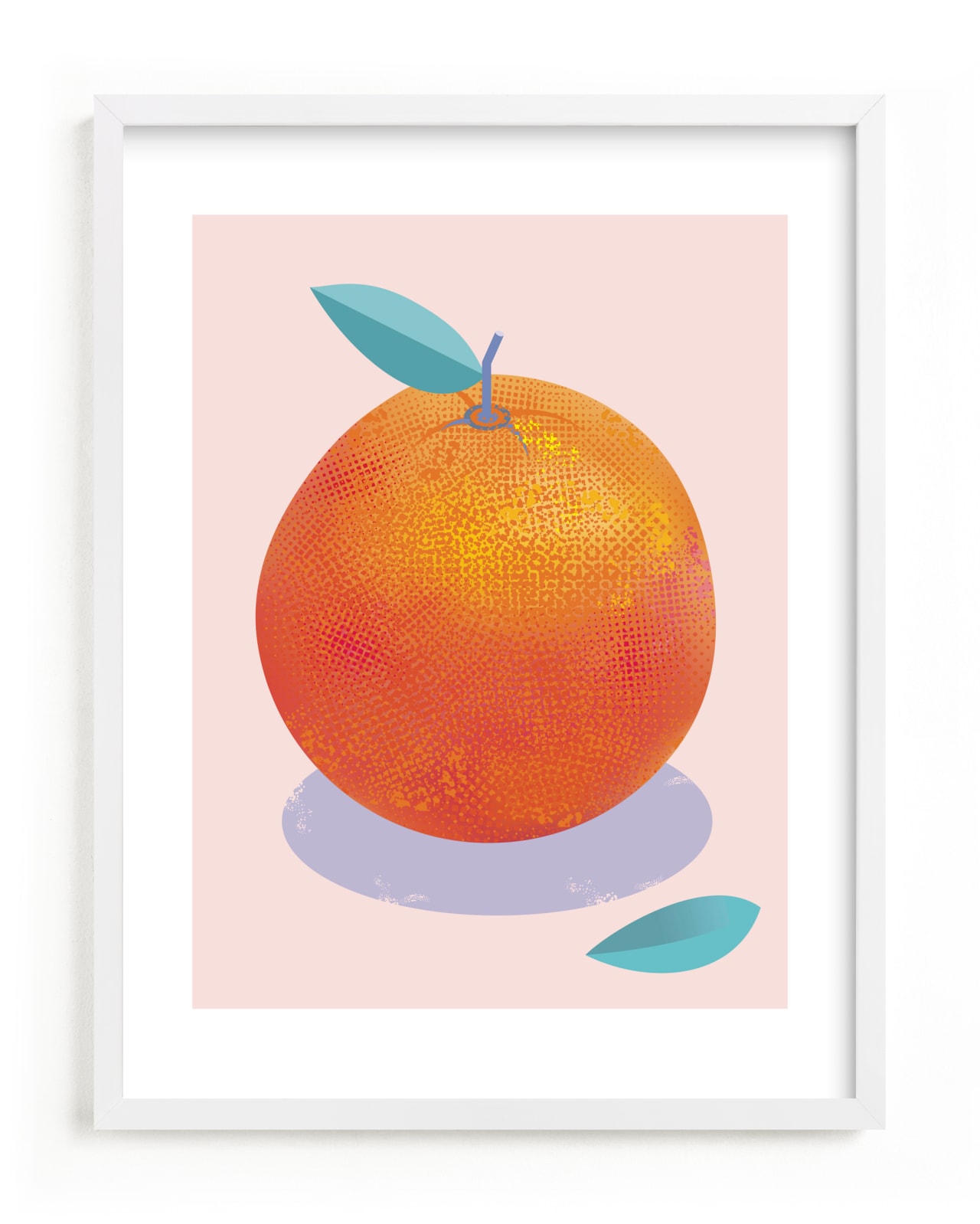 "Orange Freshness" - Limited Edition Art Print by Stop-mashina in beautiful frame options and a variety of sizes.