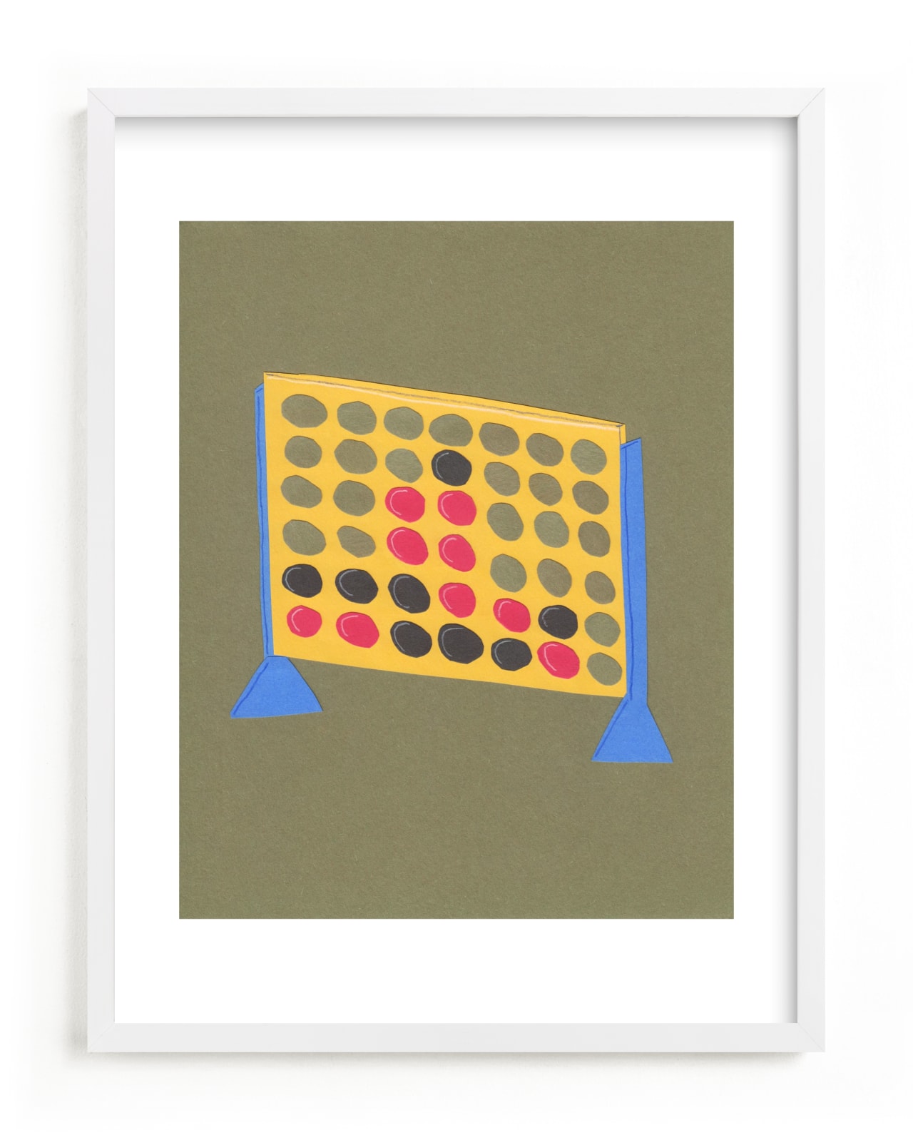 "Connect Four" - Limited Edition Art Print by Elliot Stokes in beautiful frame options and a variety of sizes.