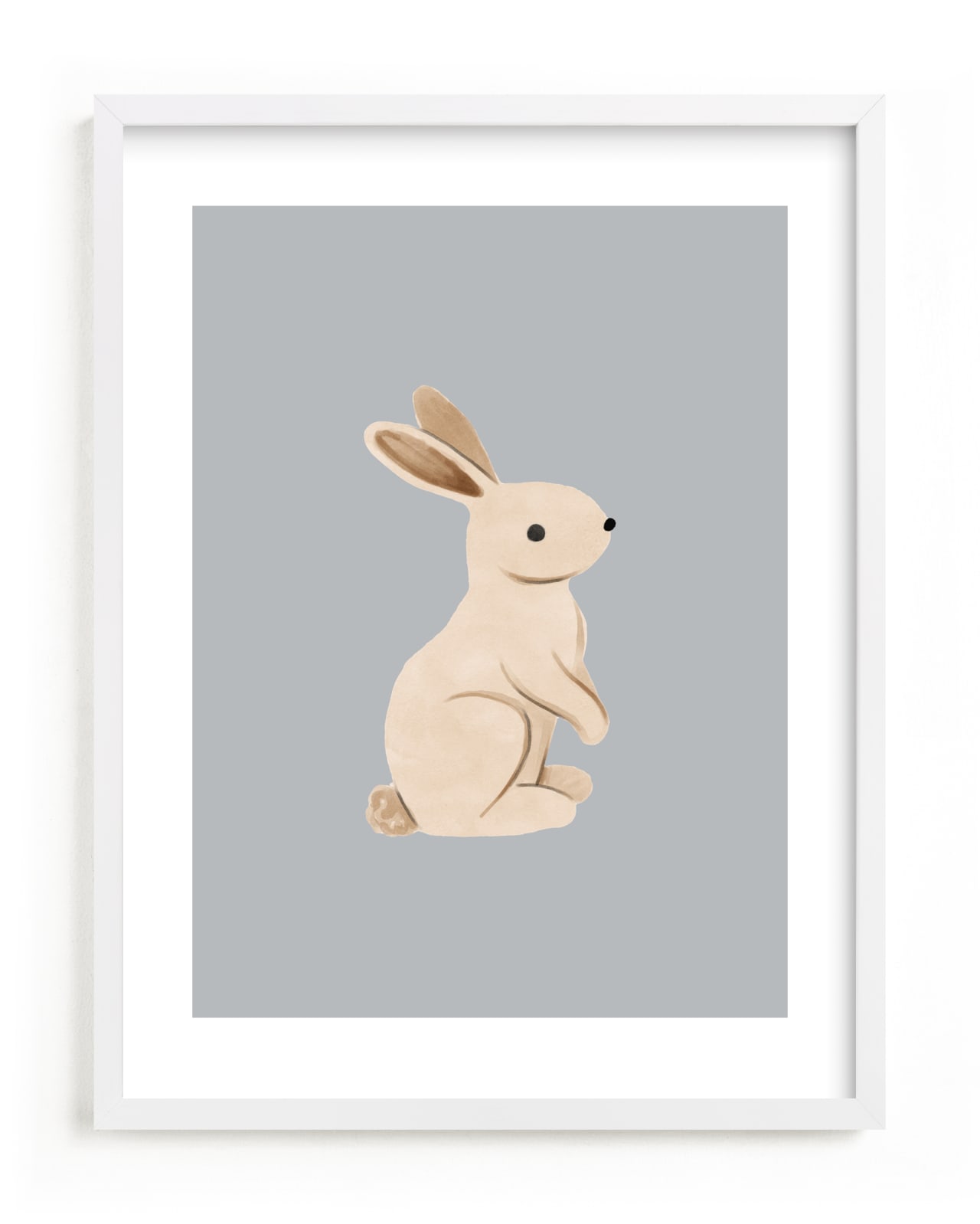 "Baby Rabbit" - Limited Edition Art Print by Vivian Yiwing in beautiful frame options and a variety of sizes.