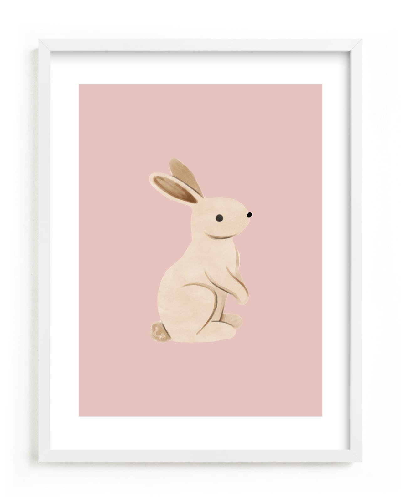 "Baby Rabbit" - Limited Edition Art Print by Vivian Yiwing in beautiful frame options and a variety of sizes.