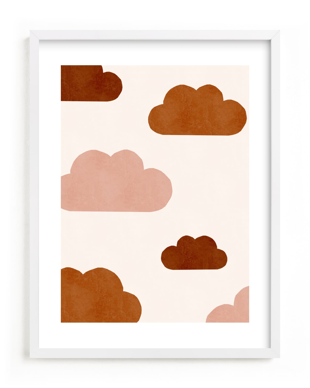 "Paper Clouds" - Limited Edition Art Print by Iveta Angelova in beautiful frame options and a variety of sizes.