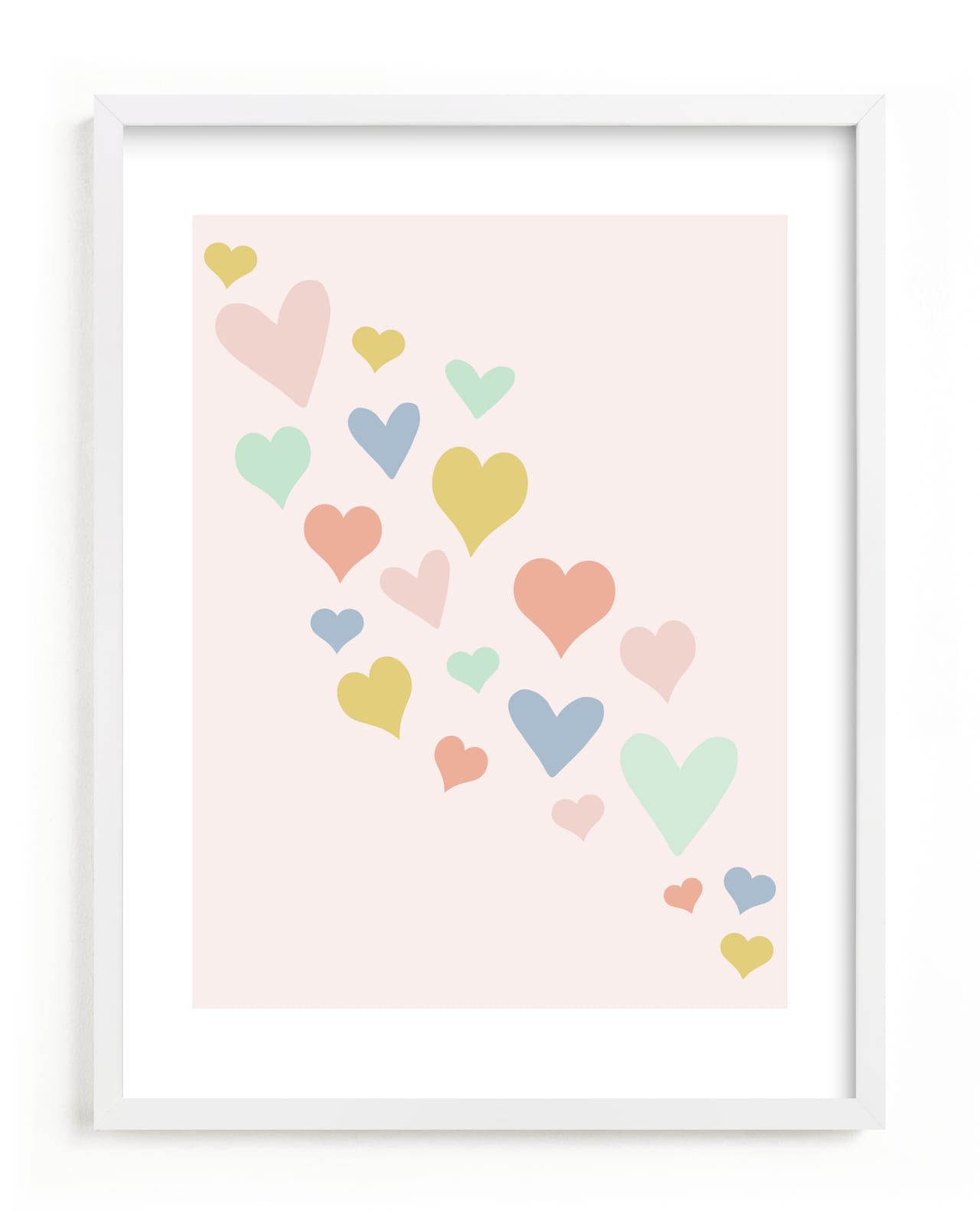 "wave of love" - Limited Edition Art Print by Kasia Labocki in beautiful frame options and a variety of sizes.