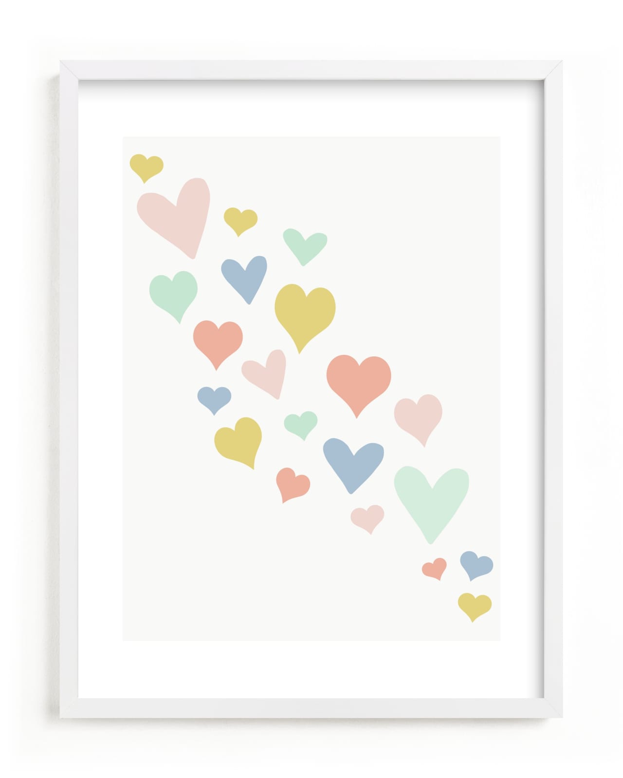 "wave of love" - Limited Edition Art Print by Kasia Labocki in beautiful frame options and a variety of sizes.