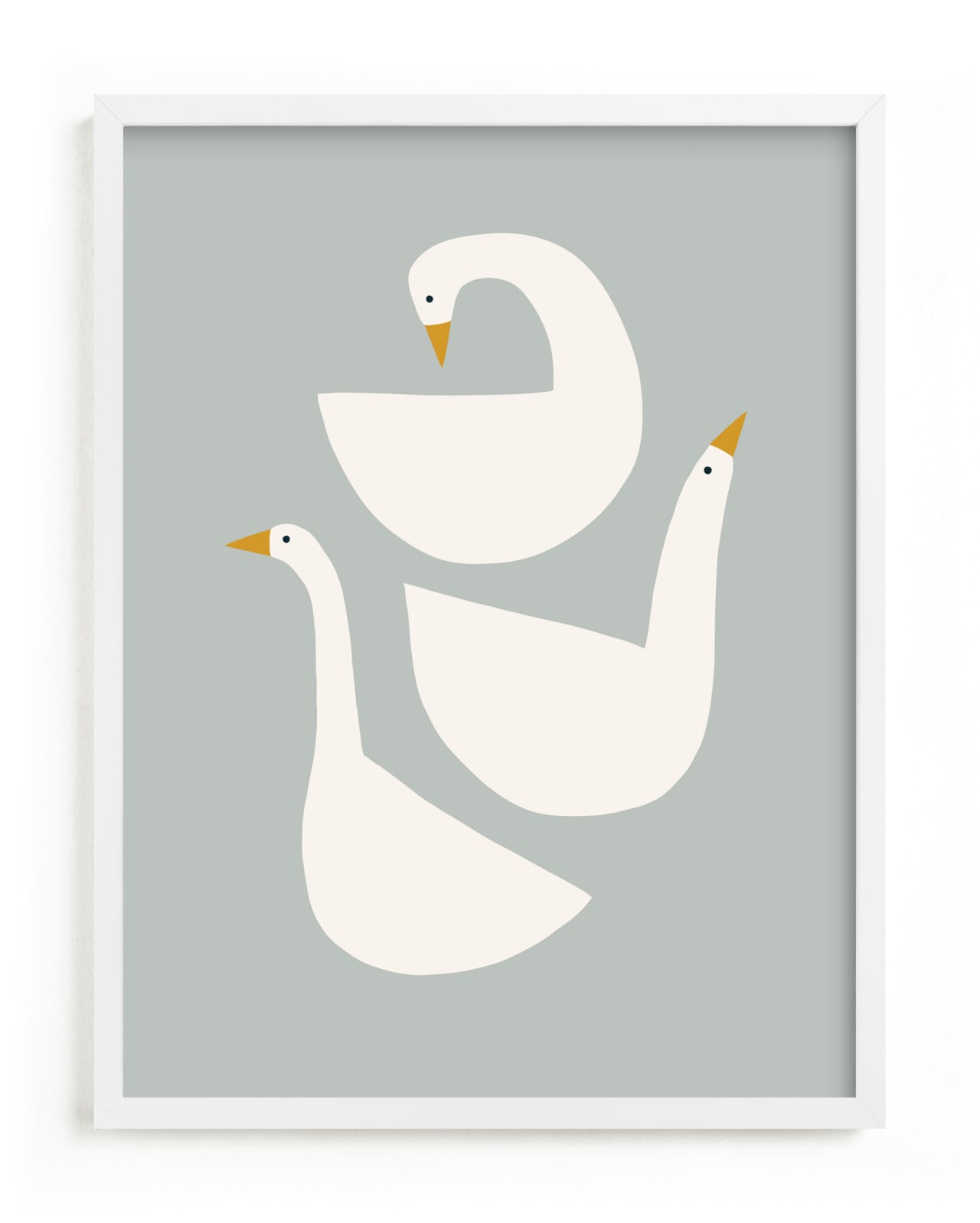 "Quack Stack" - Limited Edition Art Print by Betsy Siber in beautiful frame options and a variety of sizes.