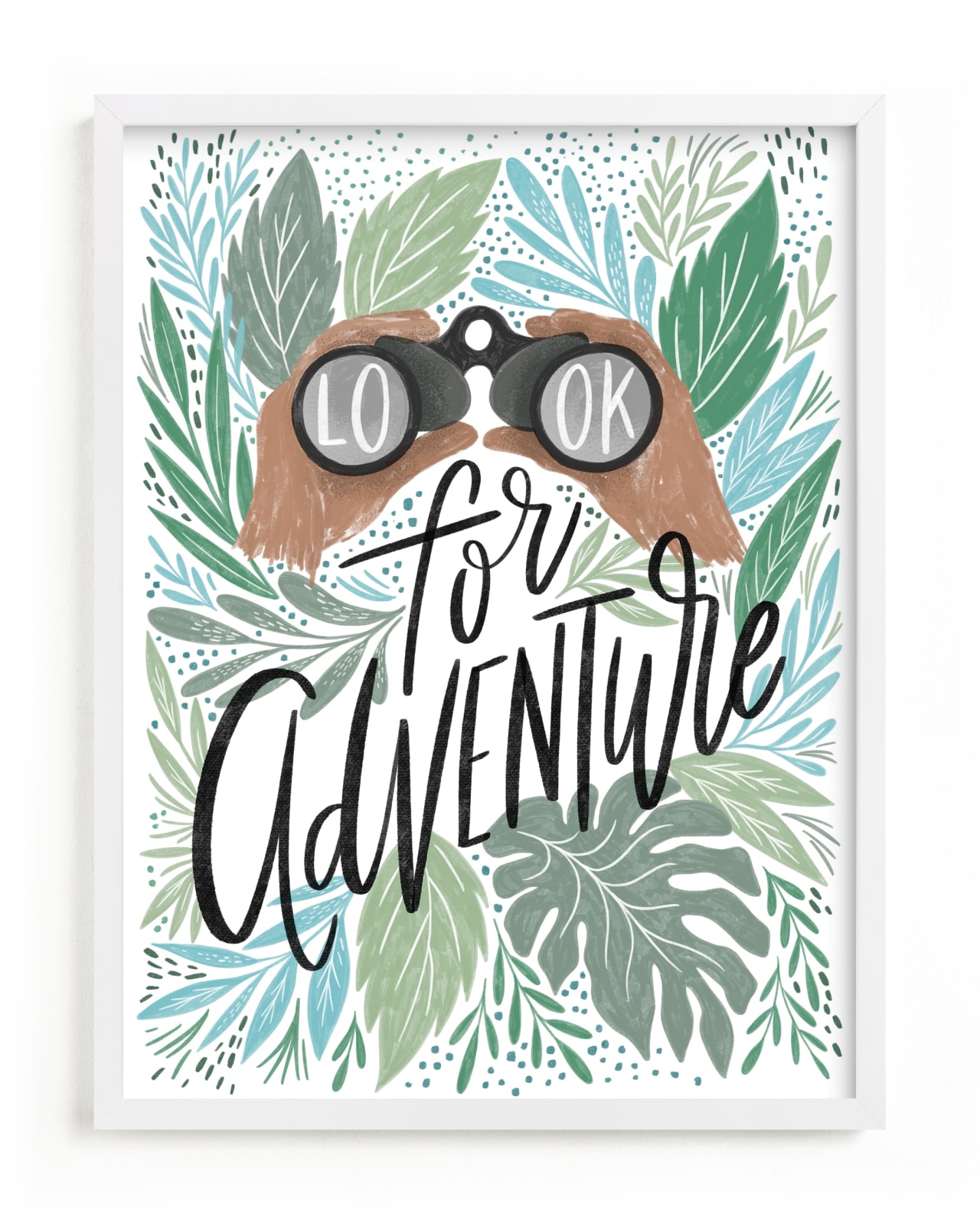 "Look for Adventure" - Limited Edition Art Print by Alethea and Ruth in beautiful frame options and a variety of sizes.