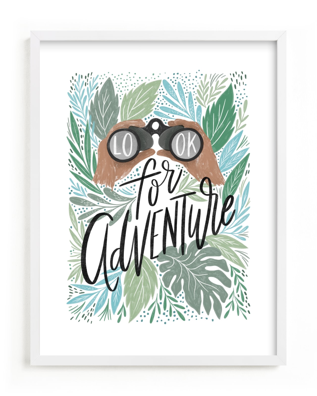 "Look for Adventure" - Limited Edition Art Print by Alethea and Ruth in beautiful frame options and a variety of sizes.