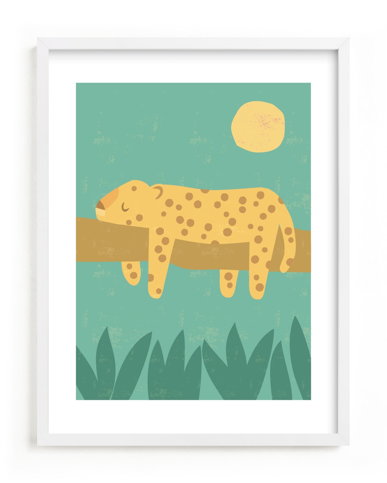 "Jungle Siesta" - Limited Edition Art Print by Angela Thompson in beautiful frame options and a variety of sizes.