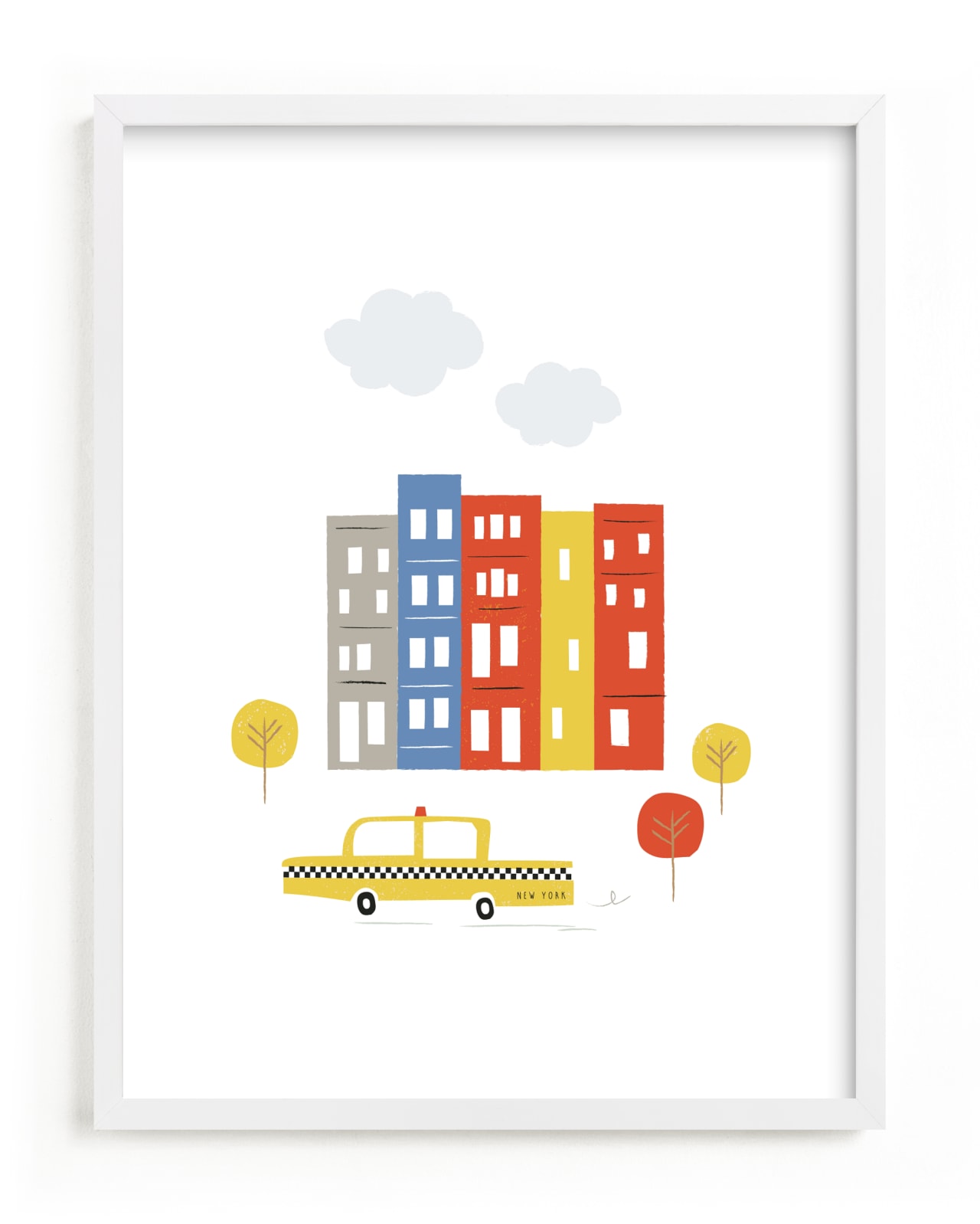 "I love New York" - Limited Edition Art Print by Angela Thompson in beautiful frame options and a variety of sizes.