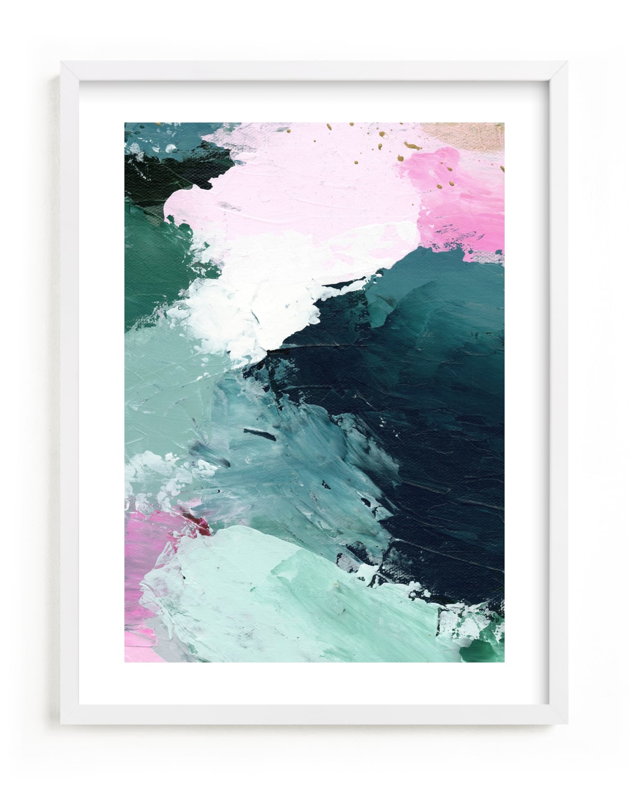 "Vivid Splash" - Limited Edition Art Print by Melanie Severin in beautiful frame options and a variety of sizes.