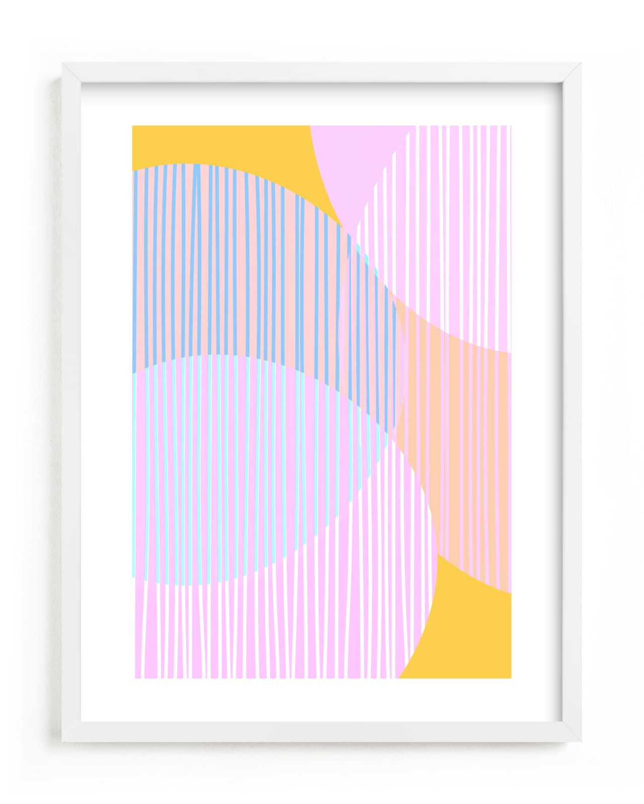 "Lines and Circles" - Limited Edition Art Print by Beth Vassalo in beautiful frame options and a variety of sizes.