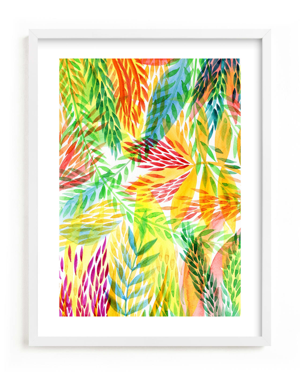 "Tropical" - Limited Edition Art Print by Alexandra Dzh in beautiful frame options and a variety of sizes.