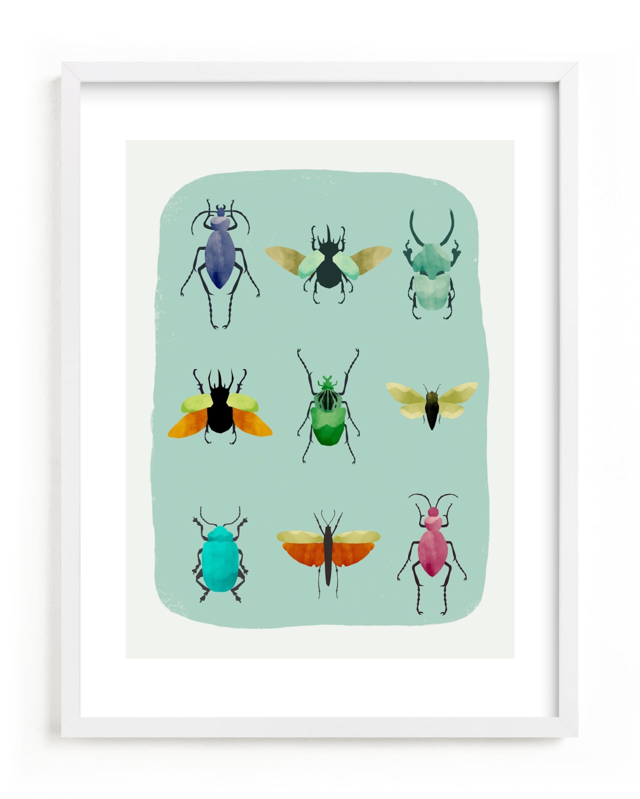 "insect collection" - Limited Edition Art Print by Morgan Kendall in beautiful frame options and a variety of sizes.