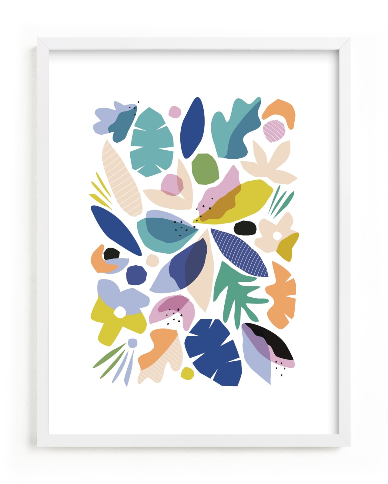 "botanical burst" - Limited Edition Art Print by Kate Ahn in beautiful frame options and a variety of sizes.