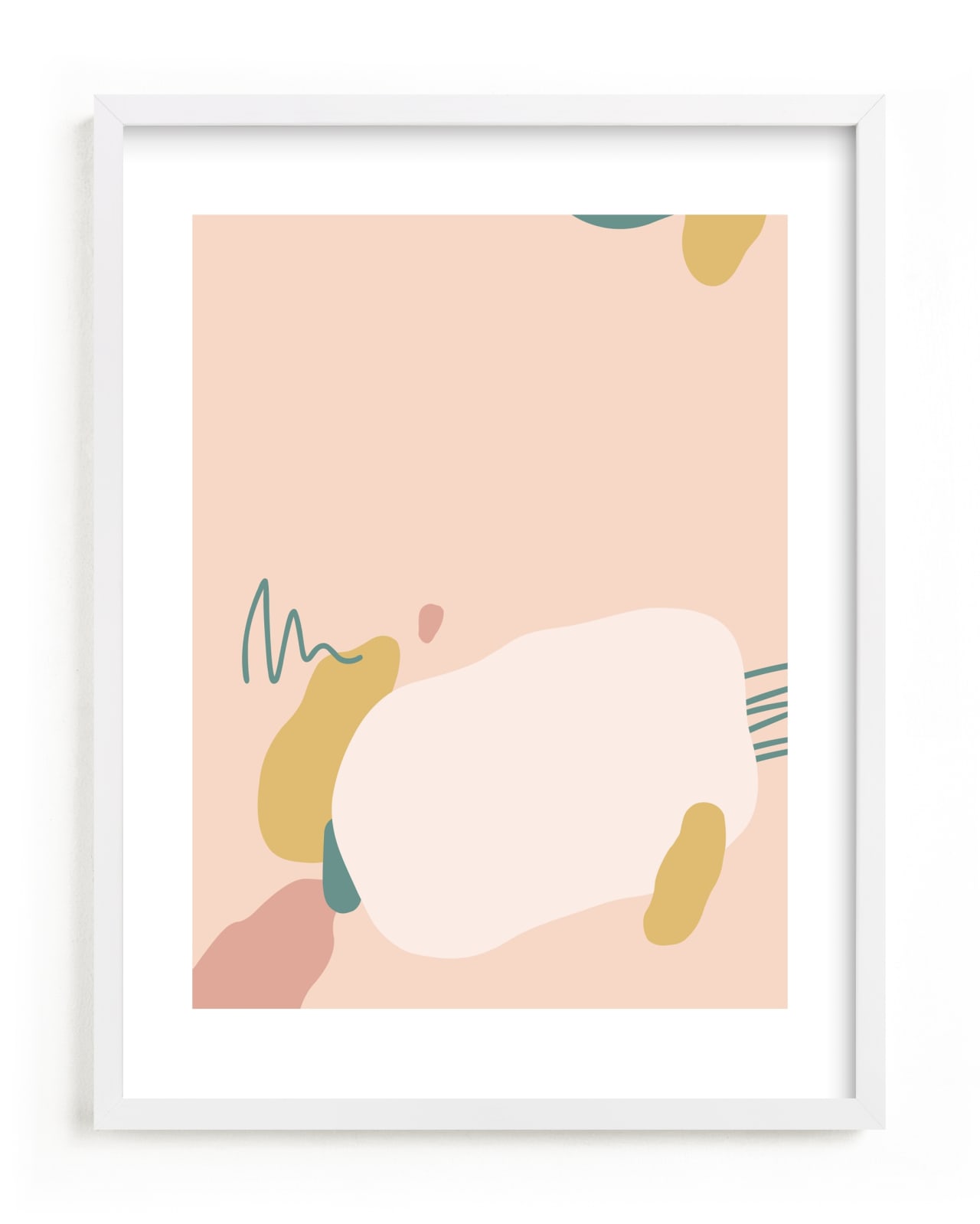 "Just Peachy" - Limited Edition Art Print by Olivia Goree in beautiful frame options and a variety of sizes.