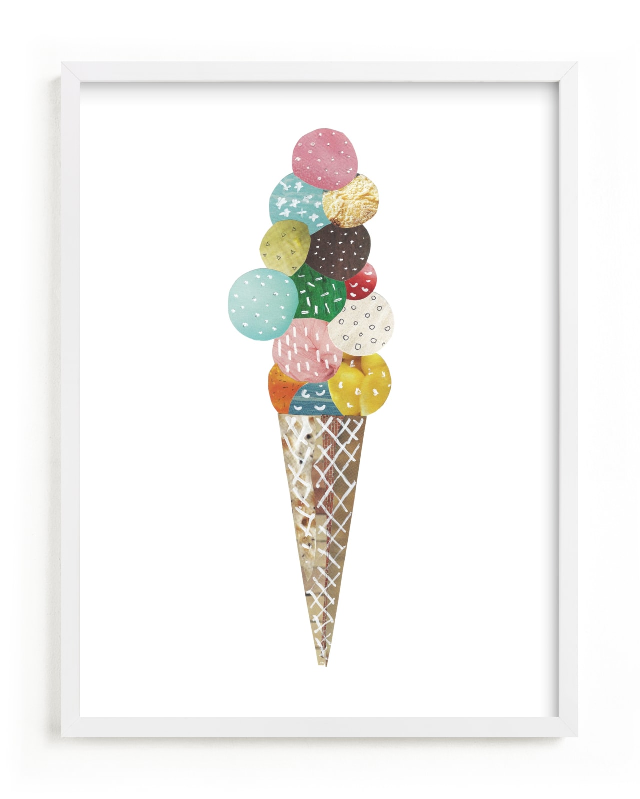 "Ice Cream" - Limited Edition Art Print by Aiko Poole in beautiful frame options and a variety of sizes.