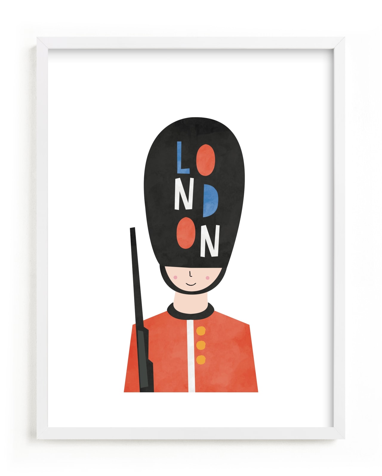 "Royal Guard" - Limited Edition Art Print by Nazia Hyder in beautiful frame options and a variety of sizes.