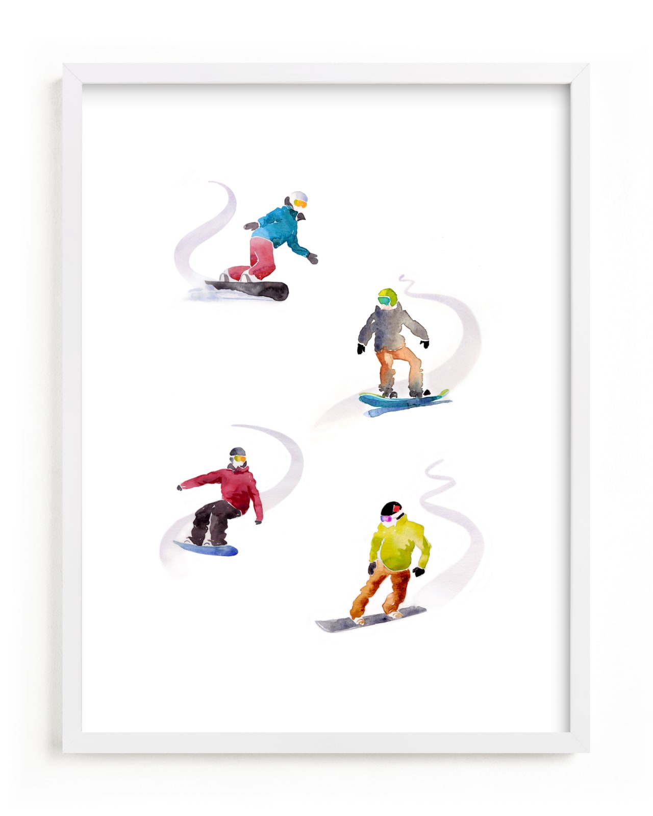"The Boarders" - Limited Edition Art Print by Haley Mistler in beautiful frame options and a variety of sizes.