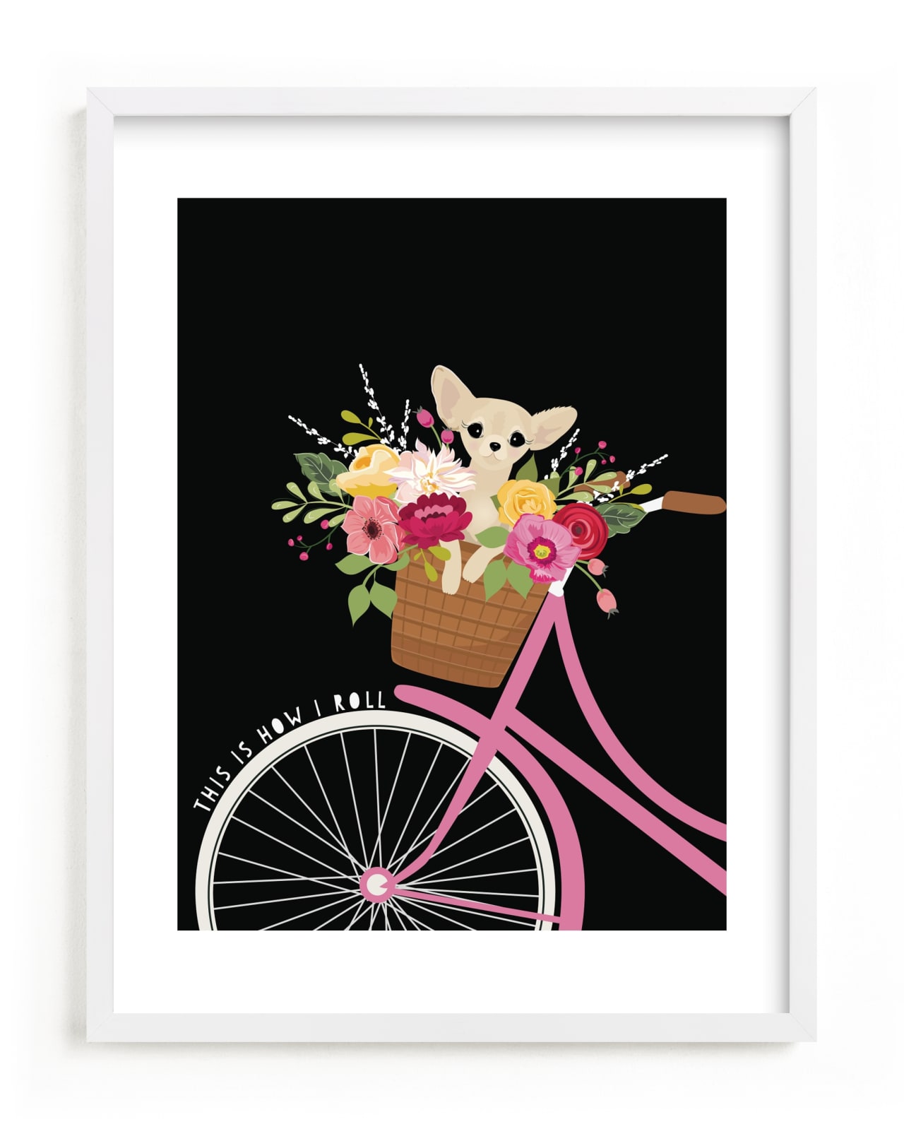 "This Is How I Roll." - Limited Edition Art Print by Susan Moyal in beautiful frame options and a variety of sizes.