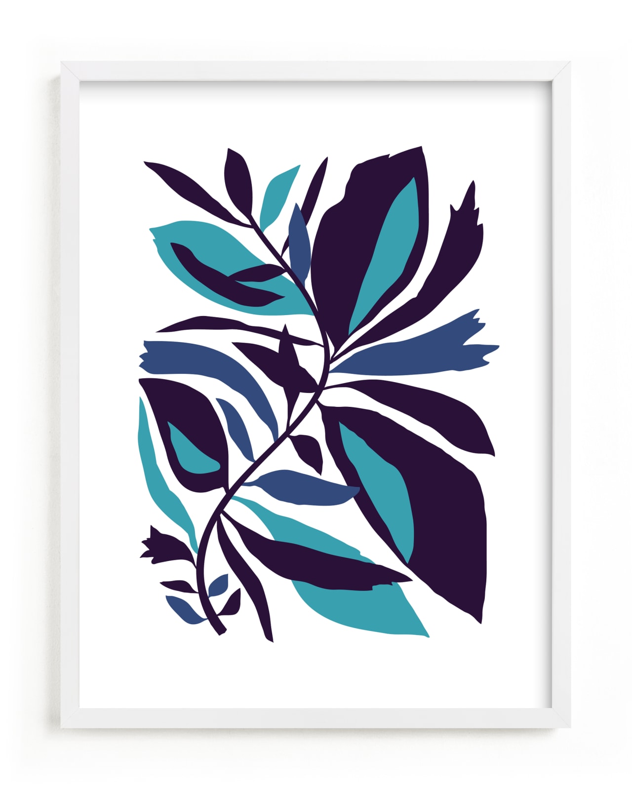 "Foliage" - Limited Edition Art Print by Daniela in beautiful frame options and a variety of sizes.