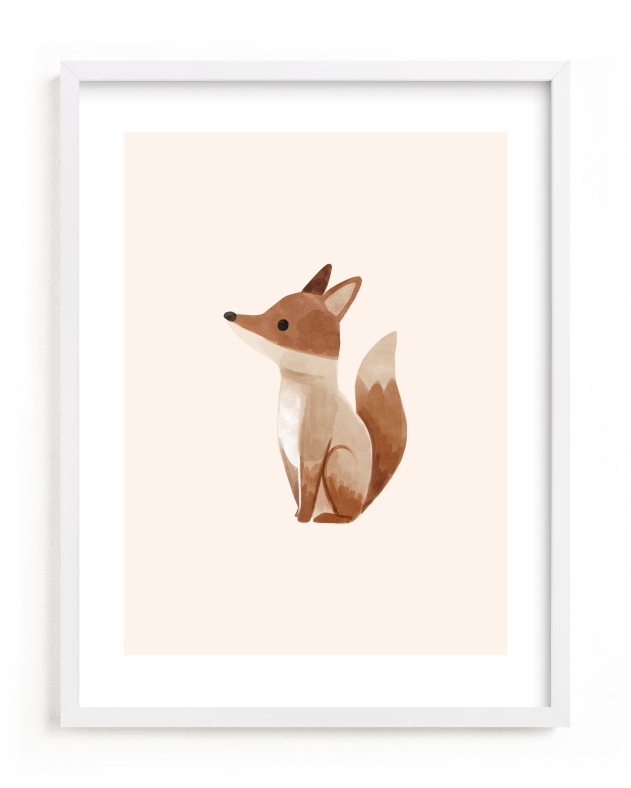 "Baby Fox" - Limited Edition Art Print by Vivian Yiwing in beautiful frame options and a variety of sizes.