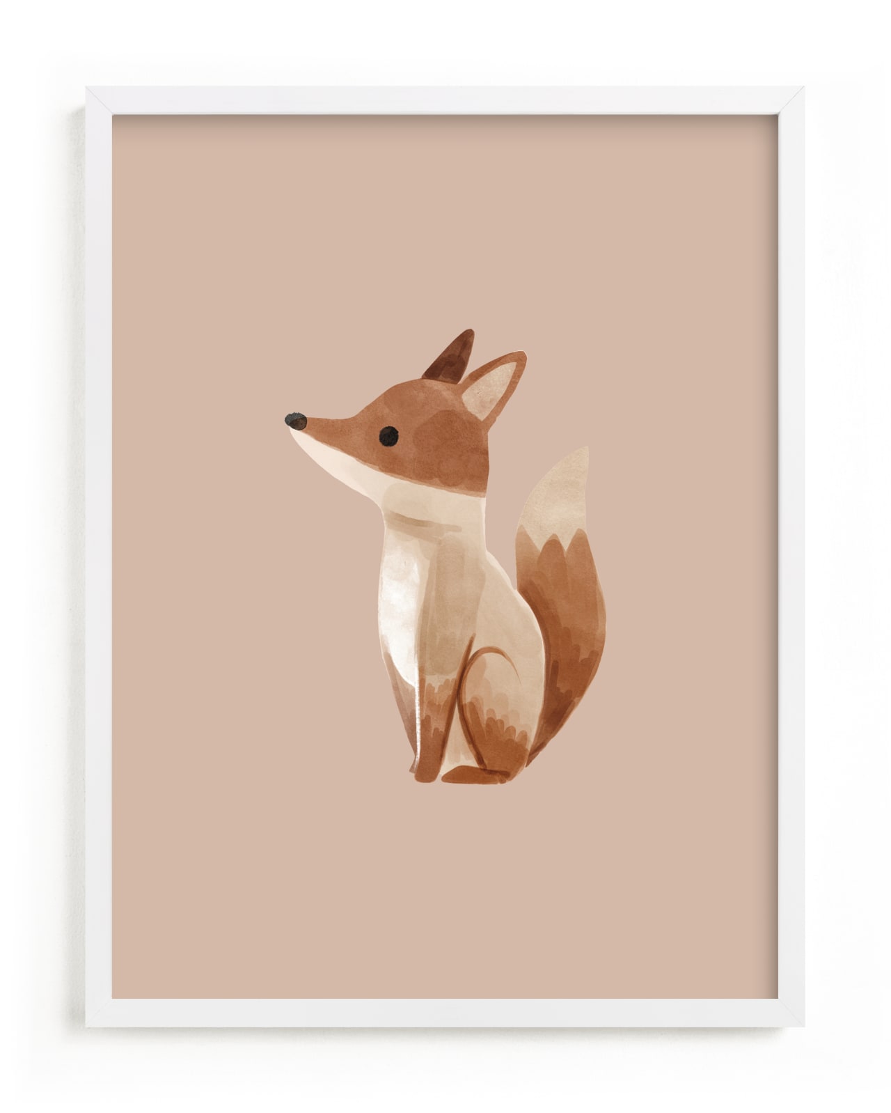 "Baby Fox" - Limited Edition Art Print by Vivian Yiwing in beautiful frame options and a variety of sizes.